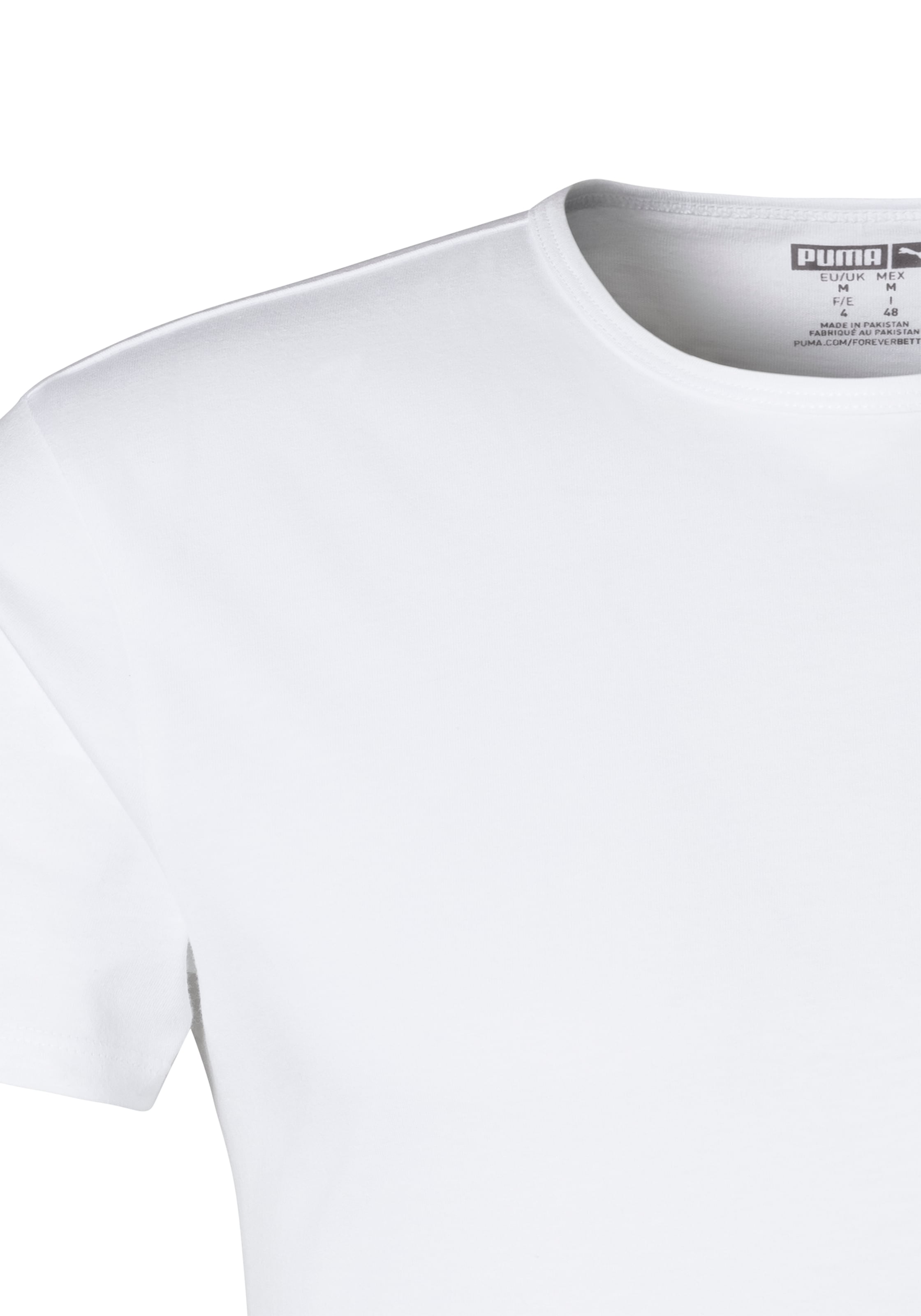 PUMA T-Shirt 2er-Pack,  Rundhalsausschnitt, Kurzarm, Regular Fit, elastisch