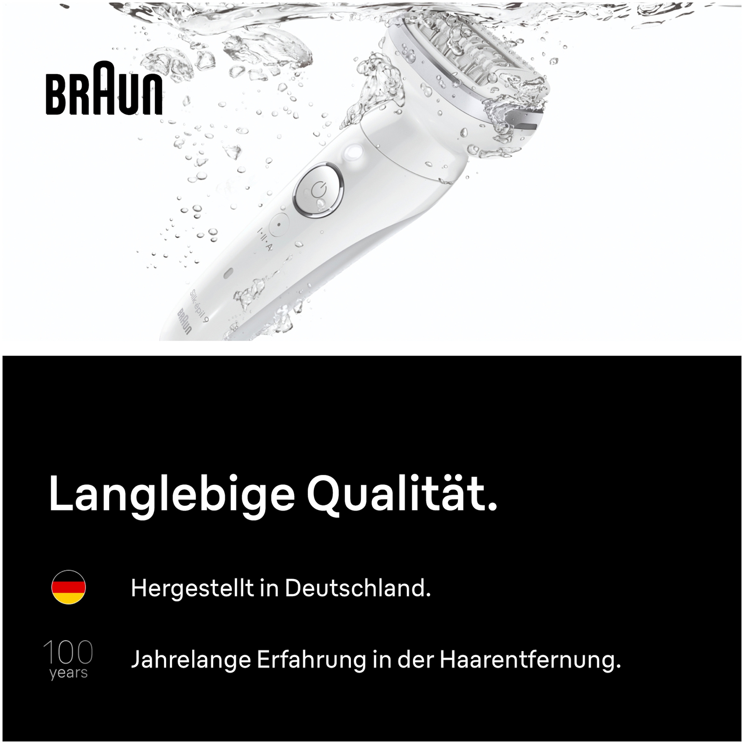 Braun Epilierer »Silk-épil 9 SES9-061« Wet & Dry, Rasieraufsatz, inkl. Trimmeraufsatz und Peelingbürste