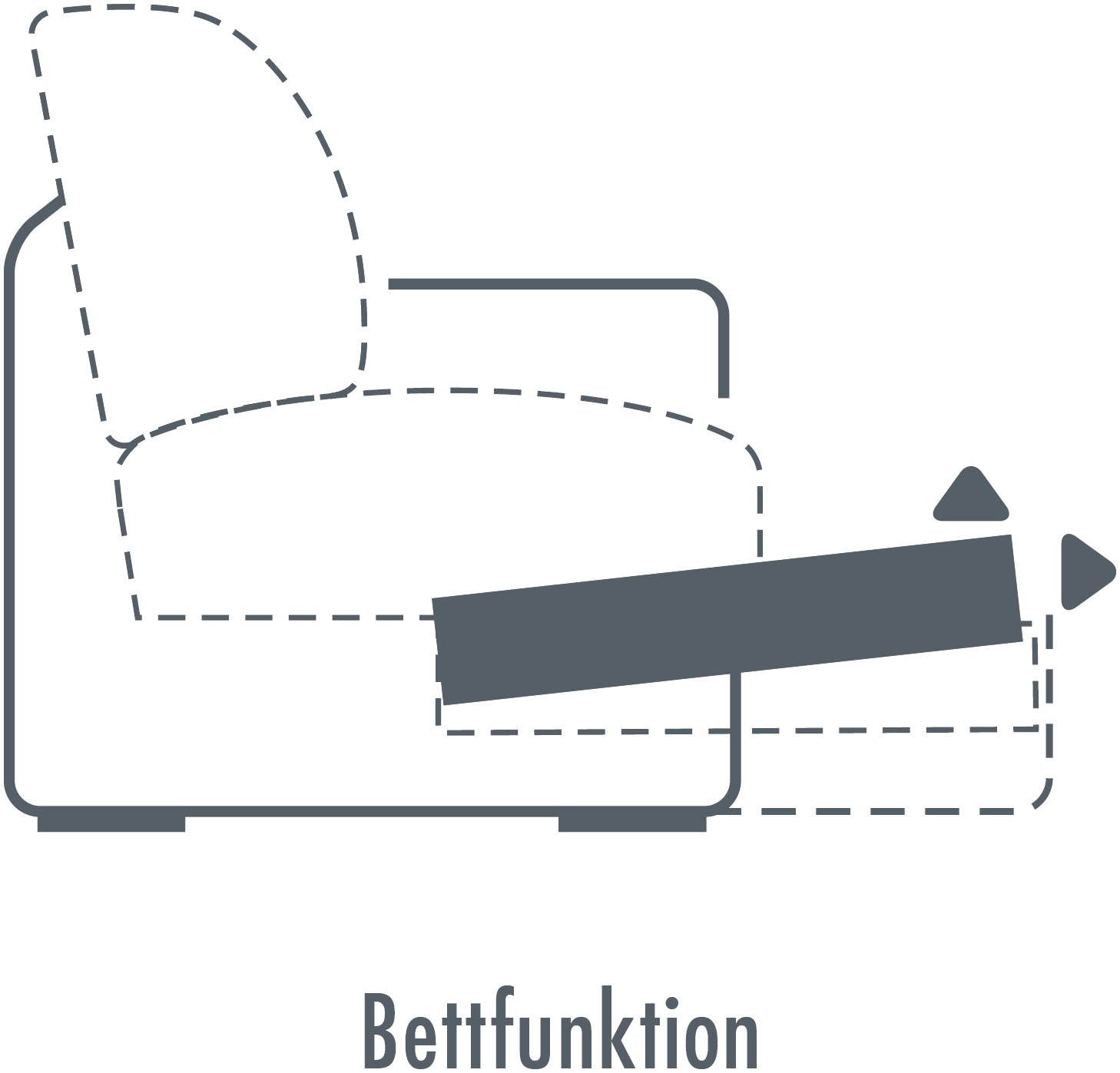 Die PlanBar Schlafsofa »MP-PD19021«, mit Längsschläferfunktion 80 bzw. 160x210 cm