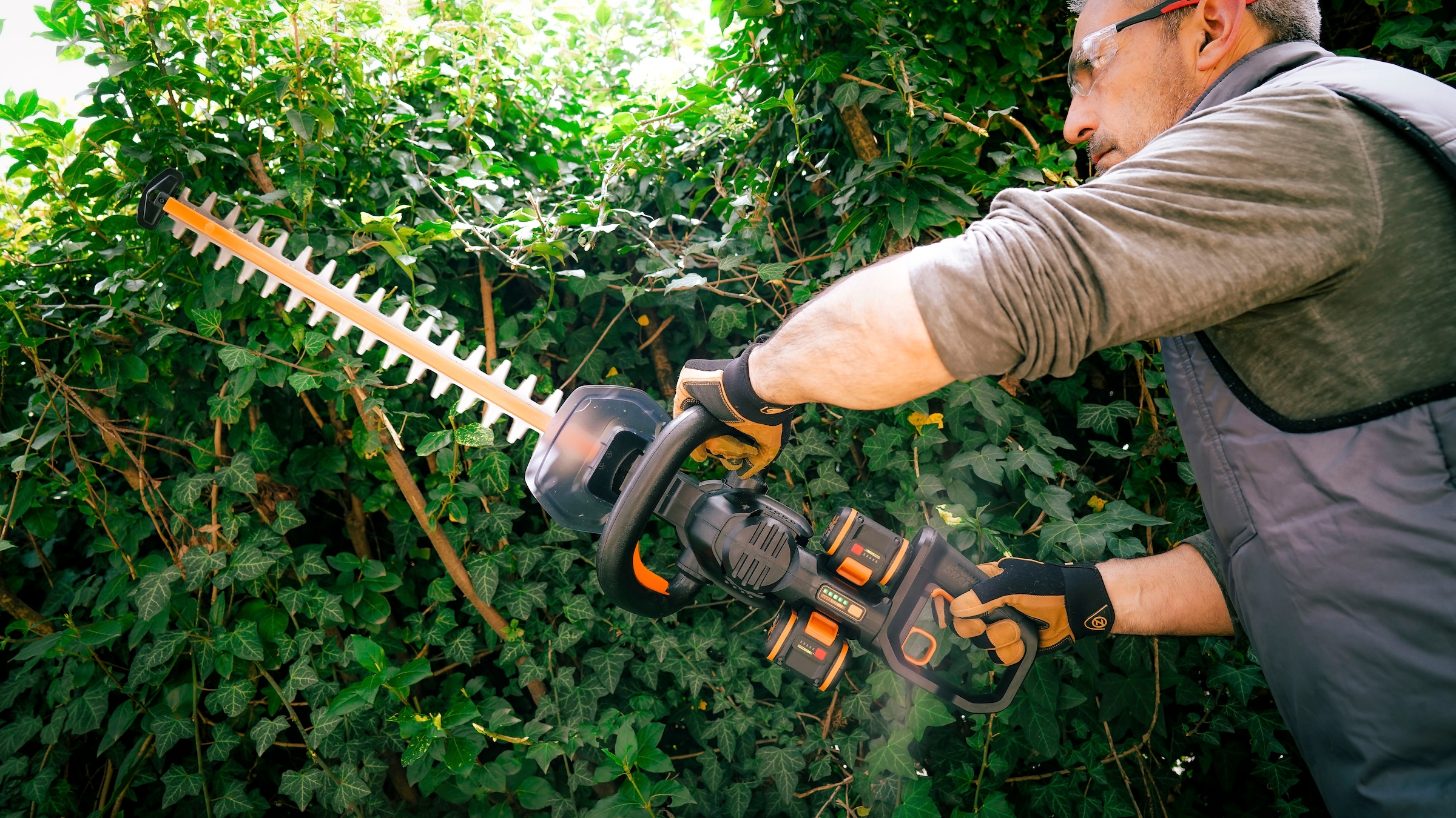 Worx Akku-Heckenschere »WG286E.9 Nitro Profi«, 58 cm Schnittlänge, 27 mm Zahnabstand, ohne Akku und Ladegerät