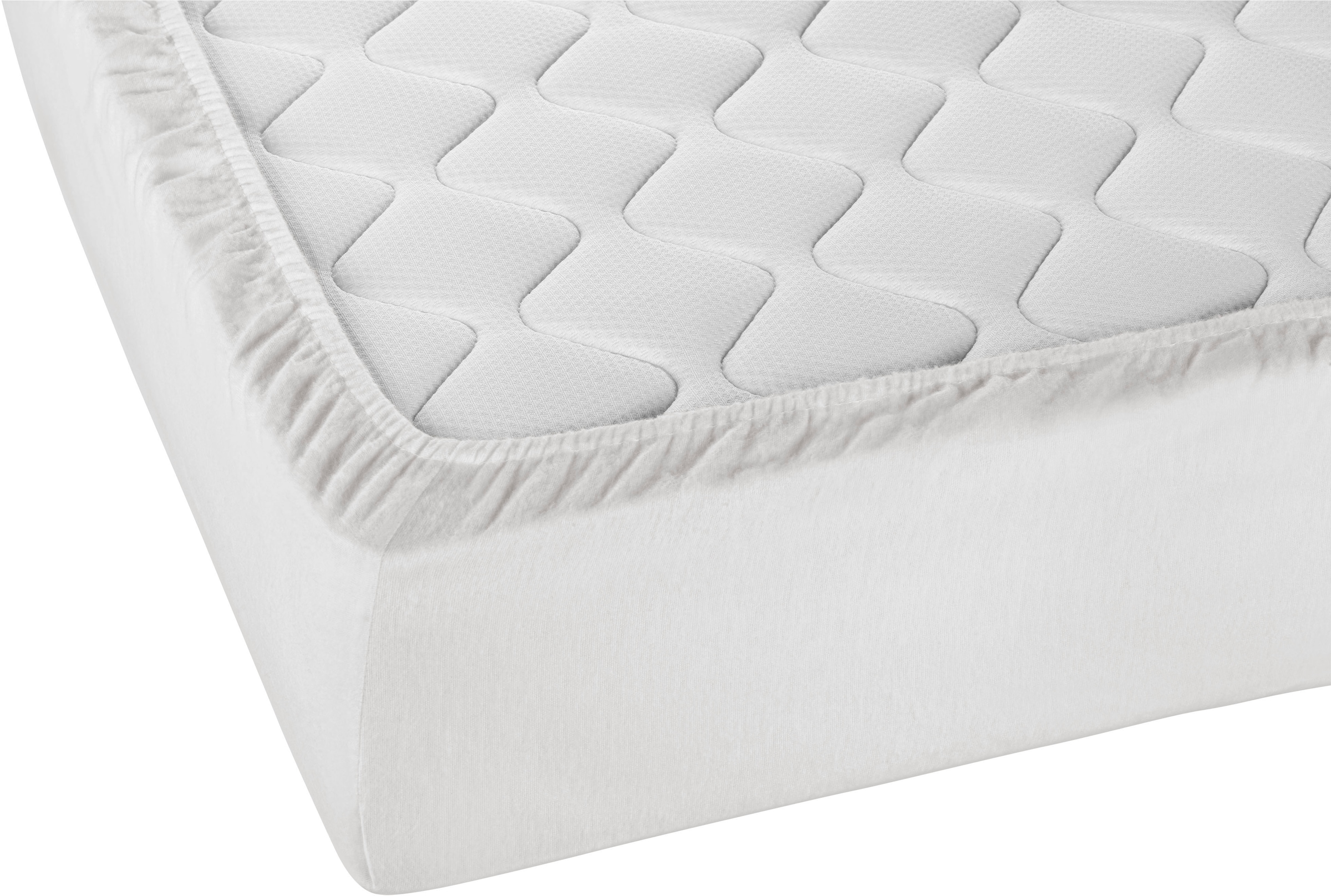 Biberna Sleep & Protect Matratzenauflage »Stretchmolton-Spannbetttuch für Wasserbetten + hohe Matratzen«