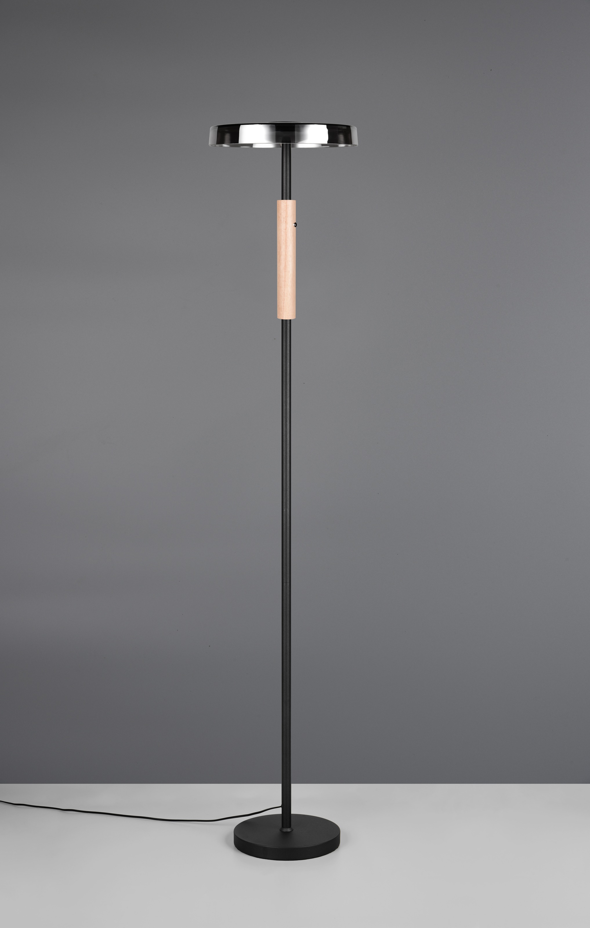 TRIO Leuchten LED Stehlampe »CELESTE, LED Stehleuchte mit 4-Stufen Touchdimmer 15W warmweiß 3000K«, 1 flammig, Leuchtmittel LED-Board | LED fest integriert, 1750 Lumen Höhe 160cm, Stehlampe mit Glasschirm Ø 33cm, Memoryfunktion