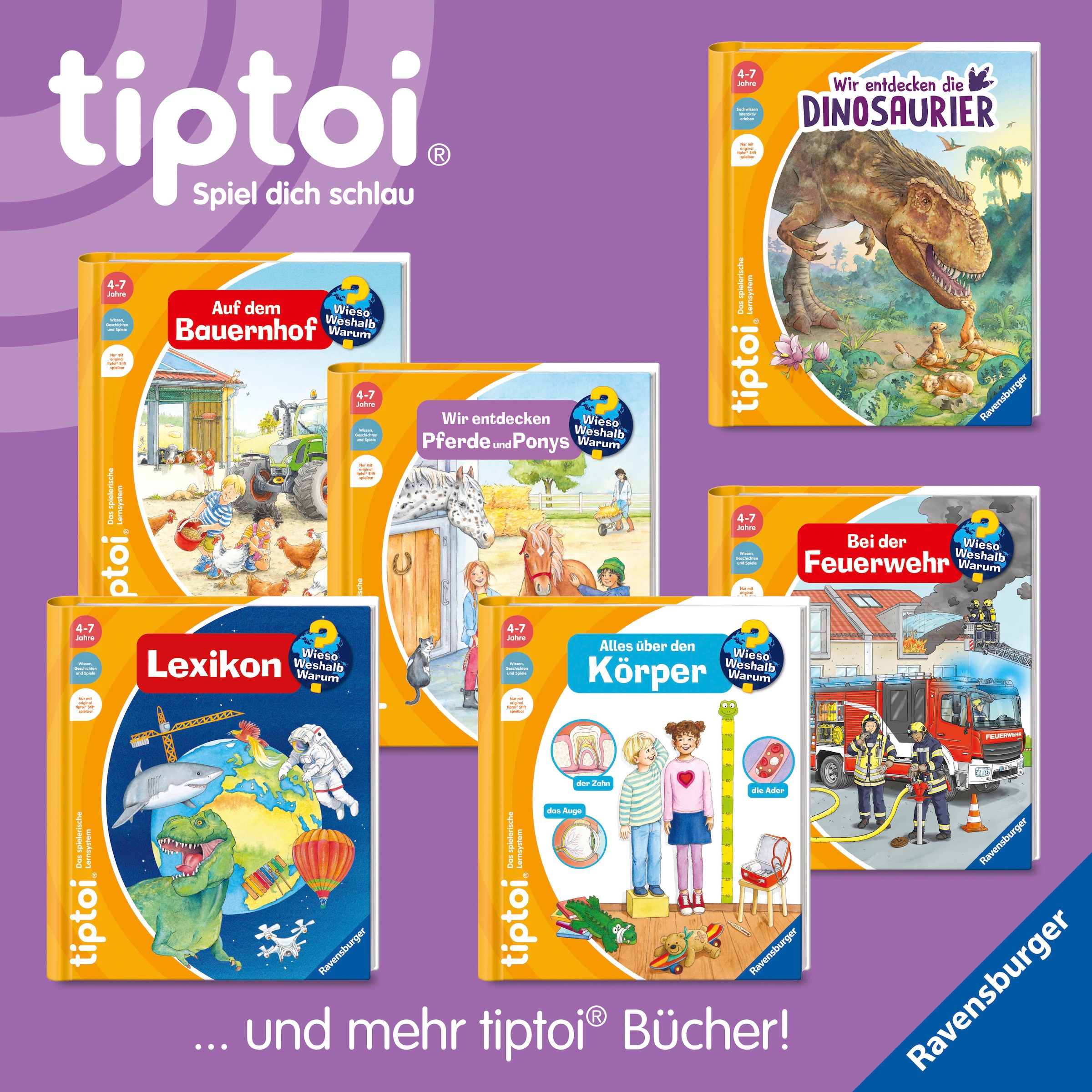 Ravensburger Buch »tiptoi® Wir entdecken die Dinosaurier«, Made in Germany