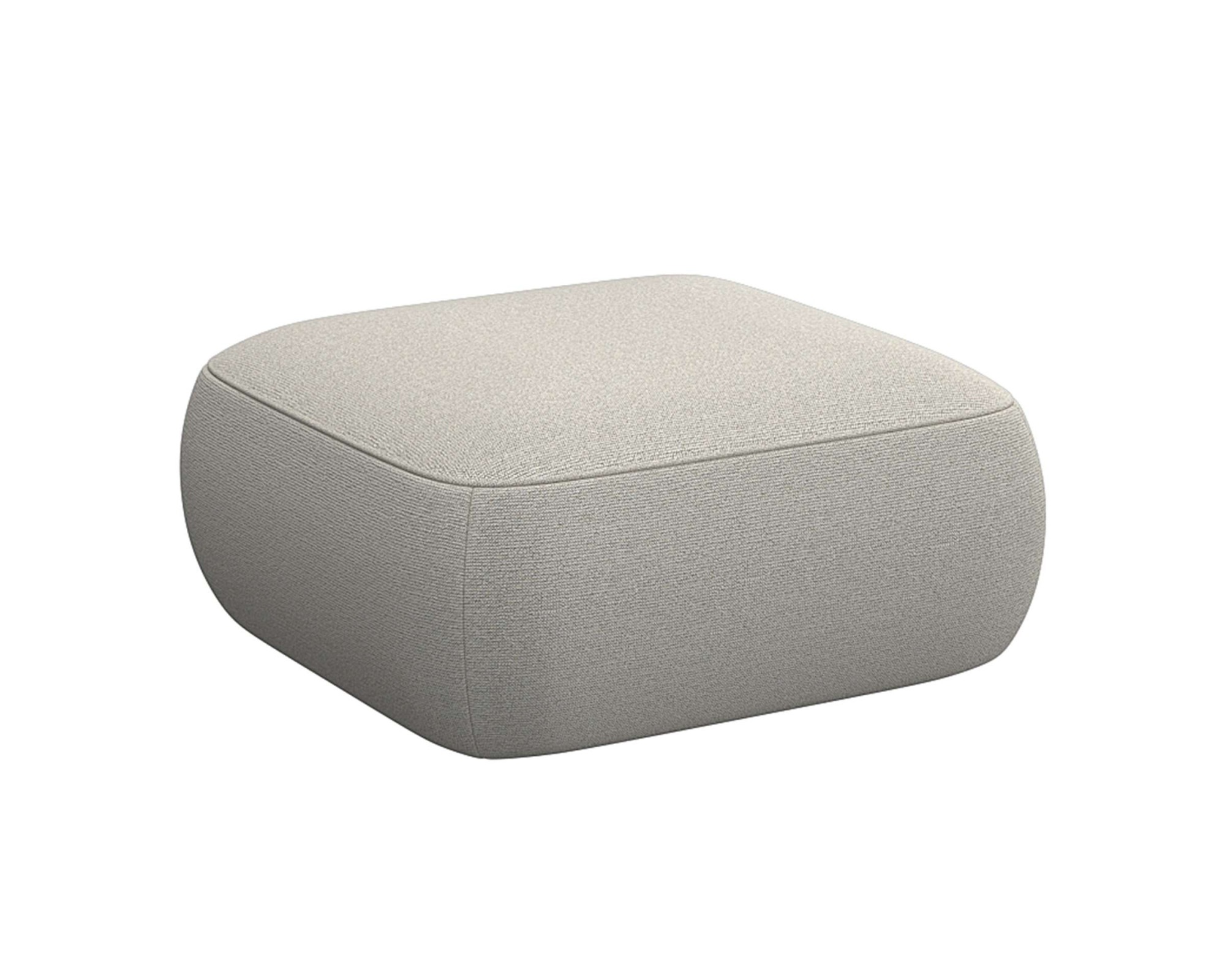 FLEXLUX Pouf »Torino, rund, bodennah, Sitzhocker, Polsterhocker«, Modernes, günstig online kaufen