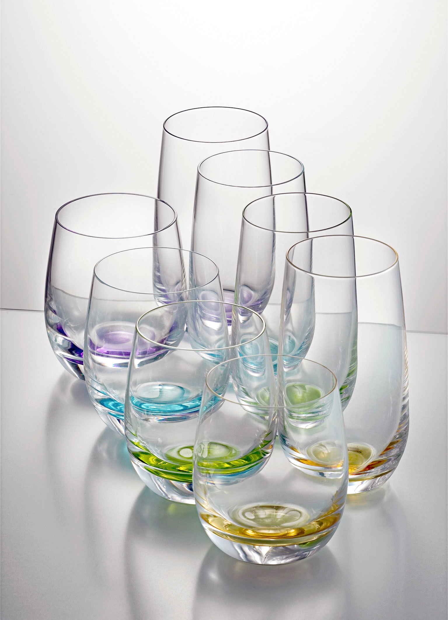 Eisch Germany Becher »JESSICA«, (Set, 4 tlg., 4 Becher), Handarbeit, 350 ml, 4-teilig, Made in Germany