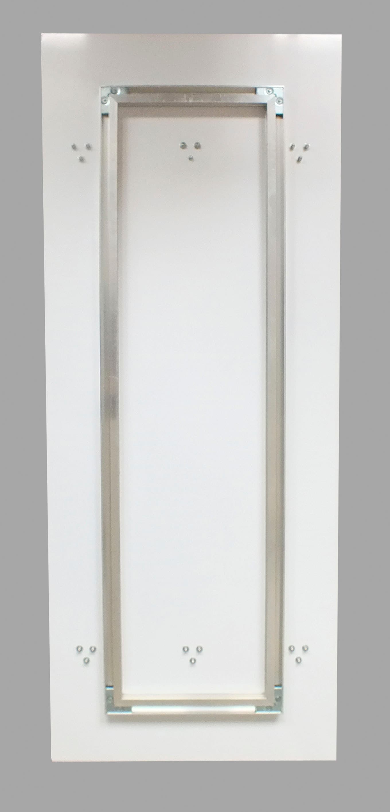 queence Garderobenleiste »Brushed Grey«, Wand Garderobe, wischtechnik, Beton Optik, grau, platzsparend, modern