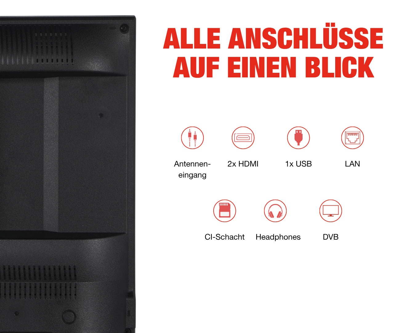 Telefunken LED-Fernseher »D40F900M8CWI« 100 cm/40 ″ Full HD Smart-TV