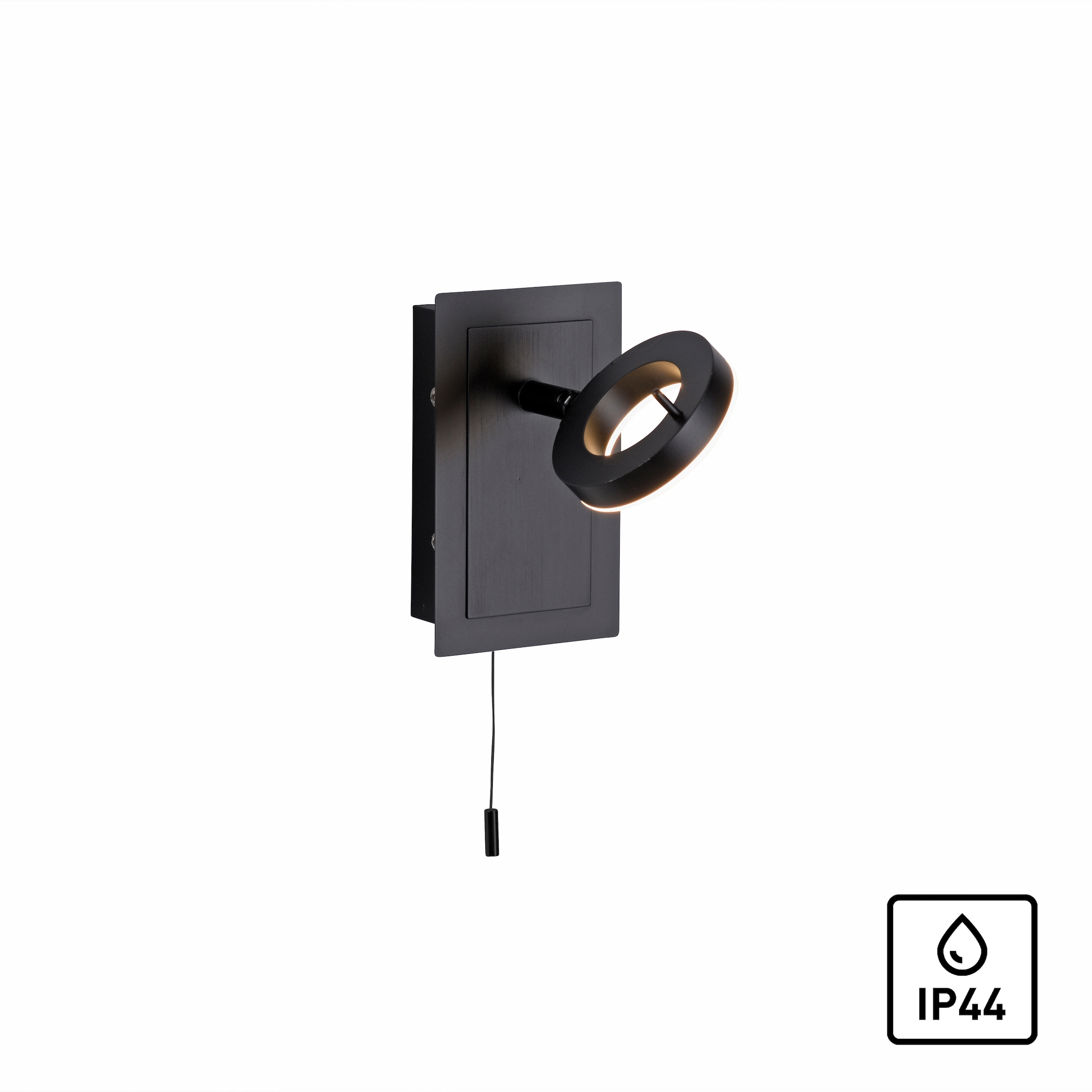Paul Neuhaus Wandleuchte »SILEDA«, 1 flammig, Leuchtmittel LED-Board | LED fest integriert, LED, IP44, Schalter, Zugschalter