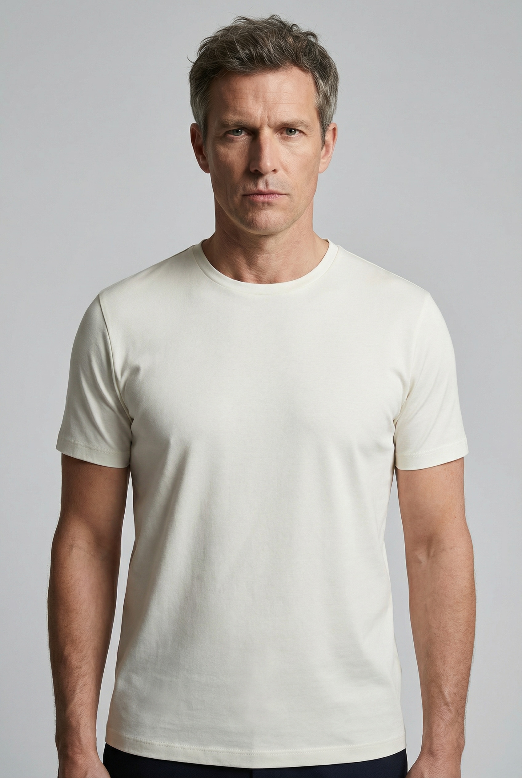 OLYMP T-Shirt basic, normale Passform, Rundhals