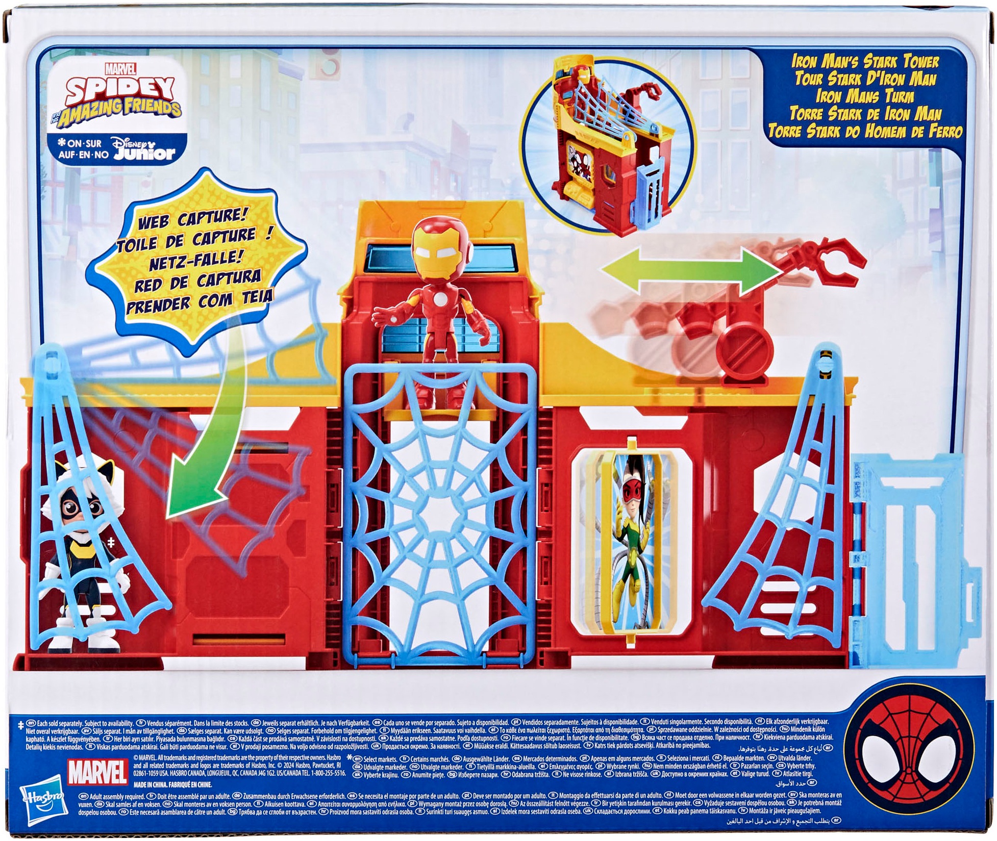 Hasbro Spielwelt »Marvel Spidey und seine Super-Freunde, Iron Mans Turm«, inklusive Figur