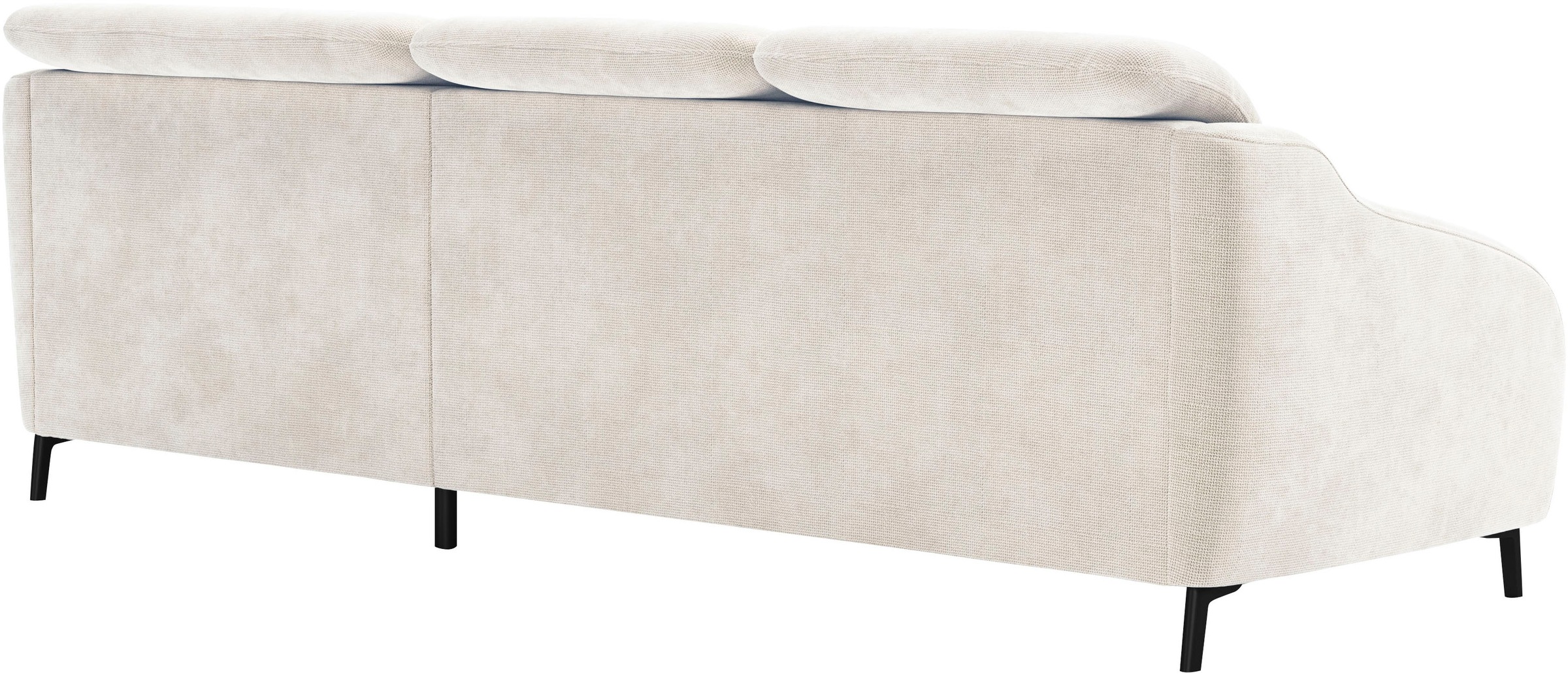 sit&more Ecksofa »Blues L-Form«, wahlweise mit Klapptisch und USB