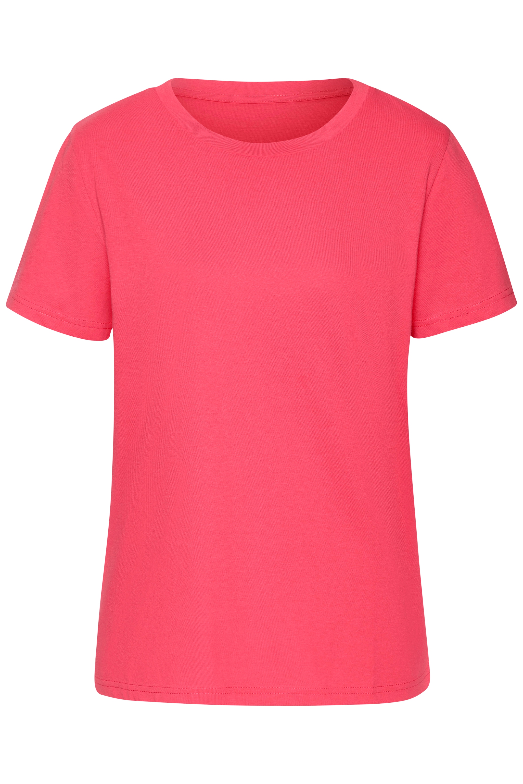 Beachtime T-Shirt »mit modischem Schlitz am Saum«, (3er-Pack), aus hochwertiger Baumwoll-Qualität