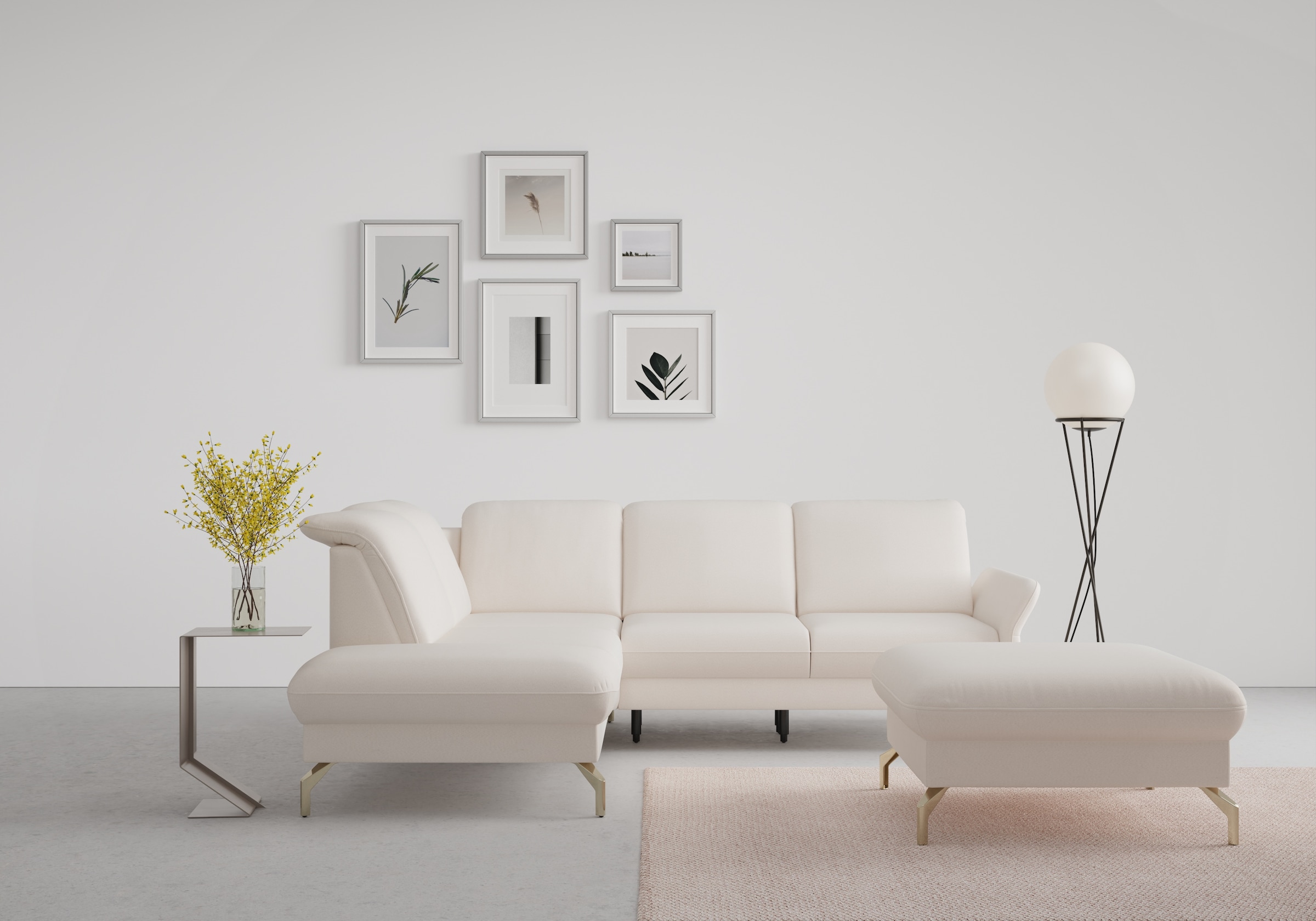 sit&more Ecksofa »Fashion L-Form«, wahlweise mit Kopfteilverstellung, Vorzi günstig online kaufen