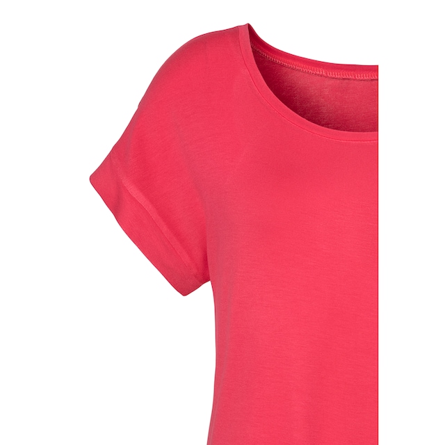 Vivance T-Shirt, (2er-Pack), mit elastischem Saumabschluss günstig kaufen