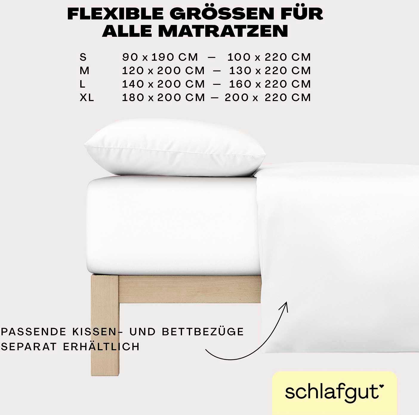 Schlafgut Spannbettlaken »EASY Jersey Elasthan«, MADE IN GREEN by OEKO-TEX®