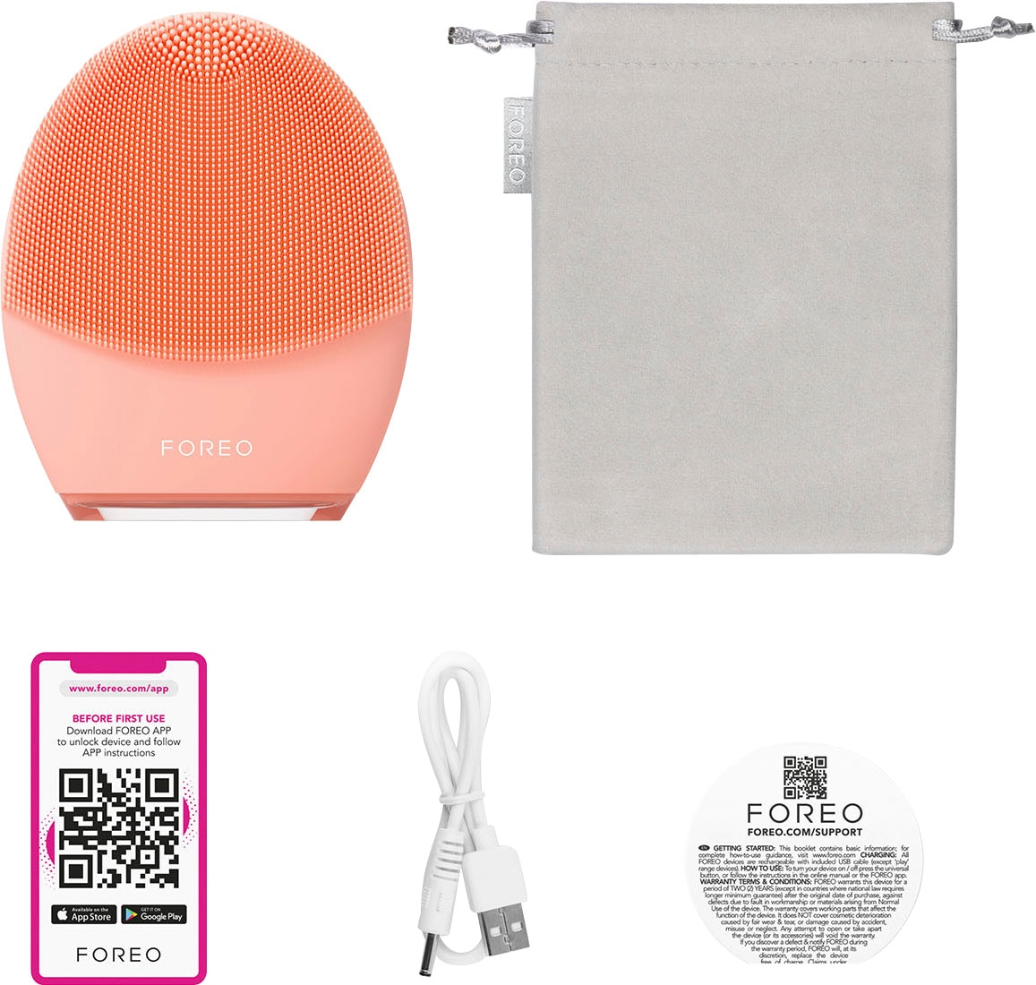 4. Bild von FOREO Elektrische Gesichtsreinigungsbürste »LUNA™ 4 balanced skin«