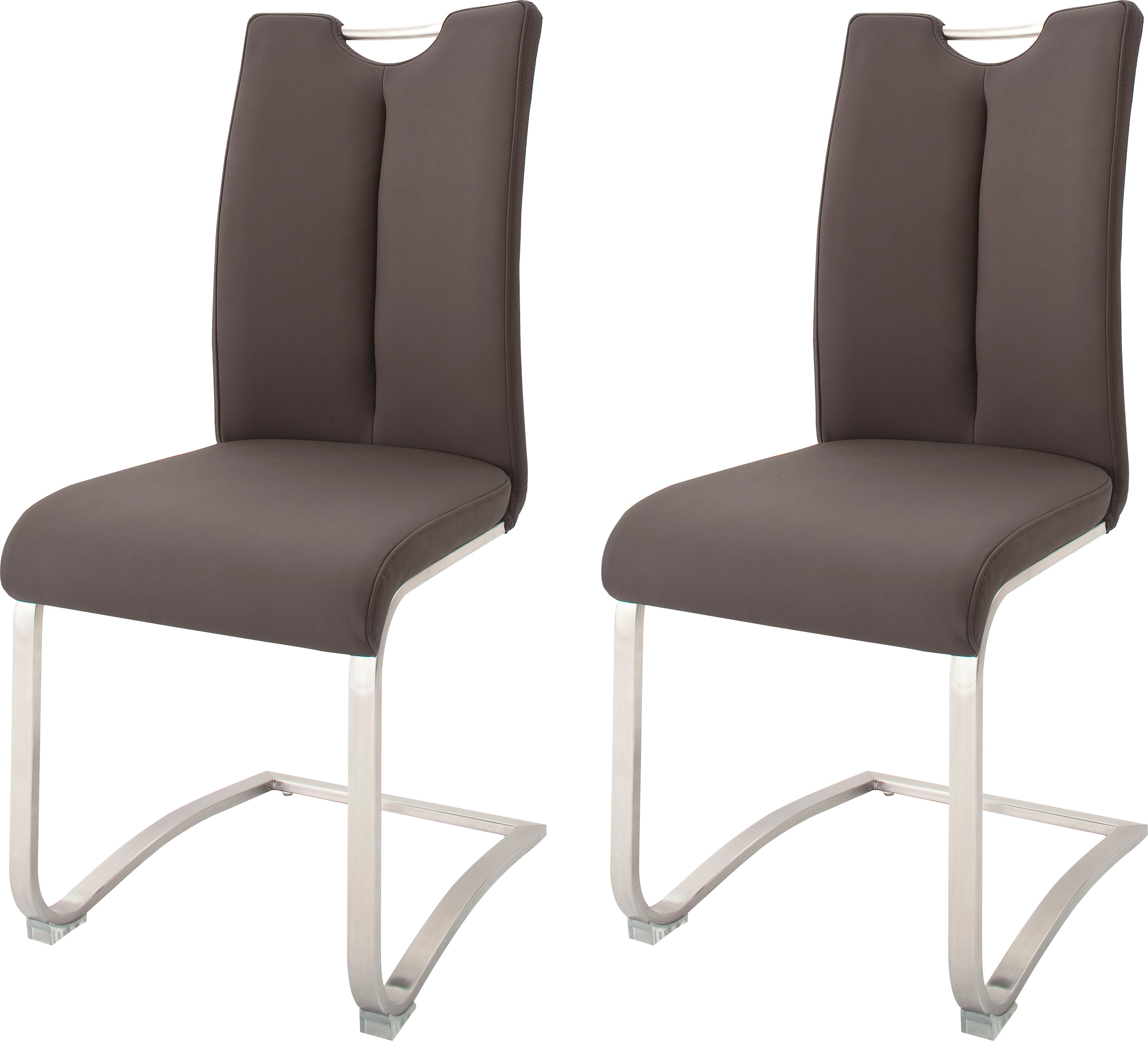MCA furniture Freischwinger »Artos«, (Set), 2 St., Leder, Stuhl mit Echtled günstig online kaufen