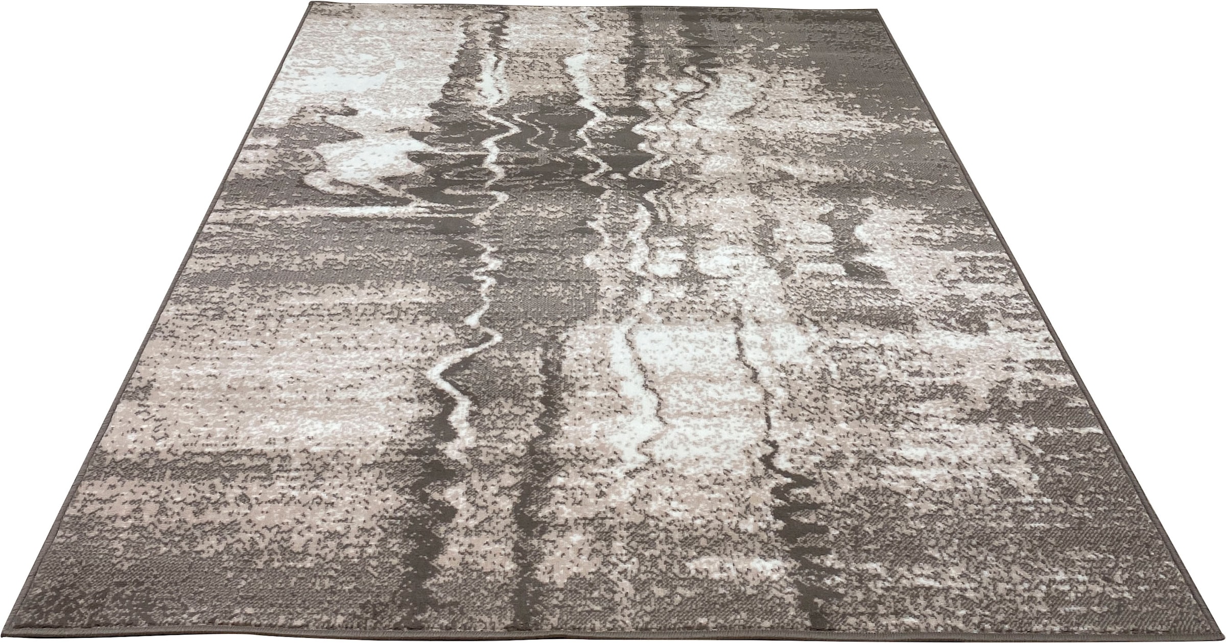 my home Teppich »Izabelle«, und rechteckig, Design, schnell bestellen Kurzflor-Teppich modernes im bequem Vintage-Design