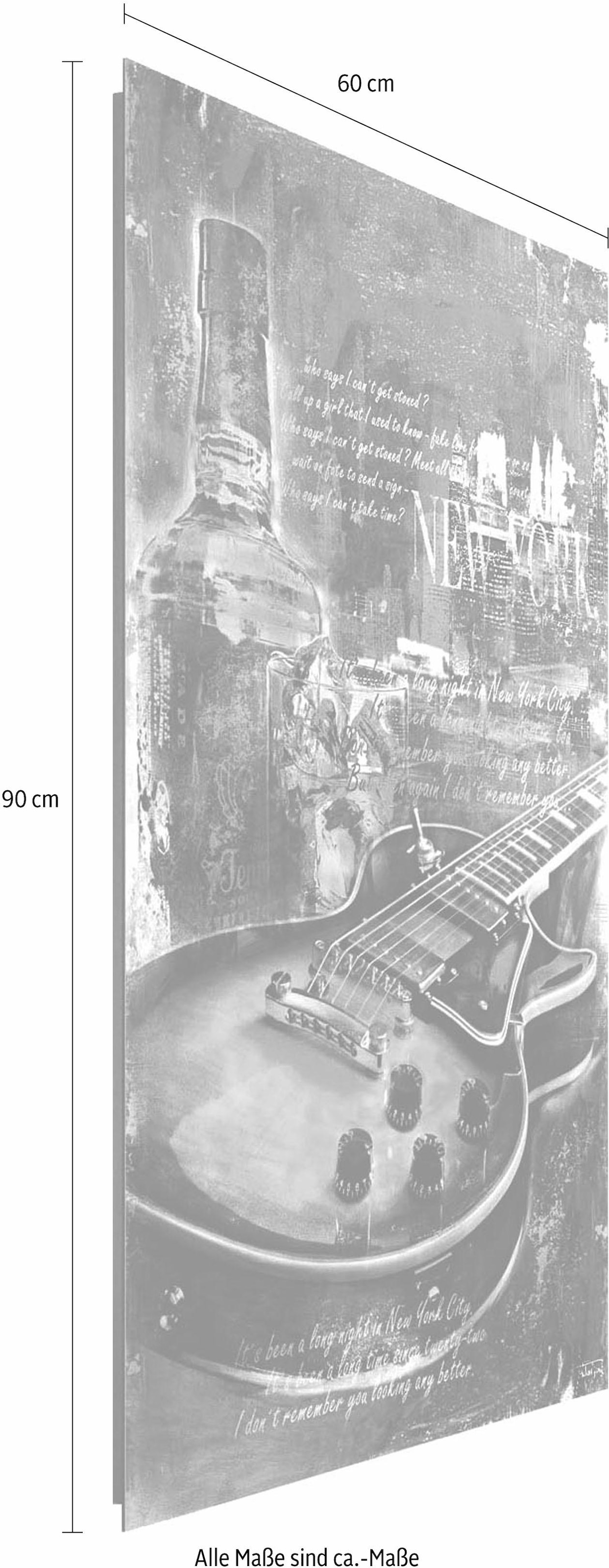 Reinders! Deco-Panel »Gitarre & Whiskey«, 60/90 cm