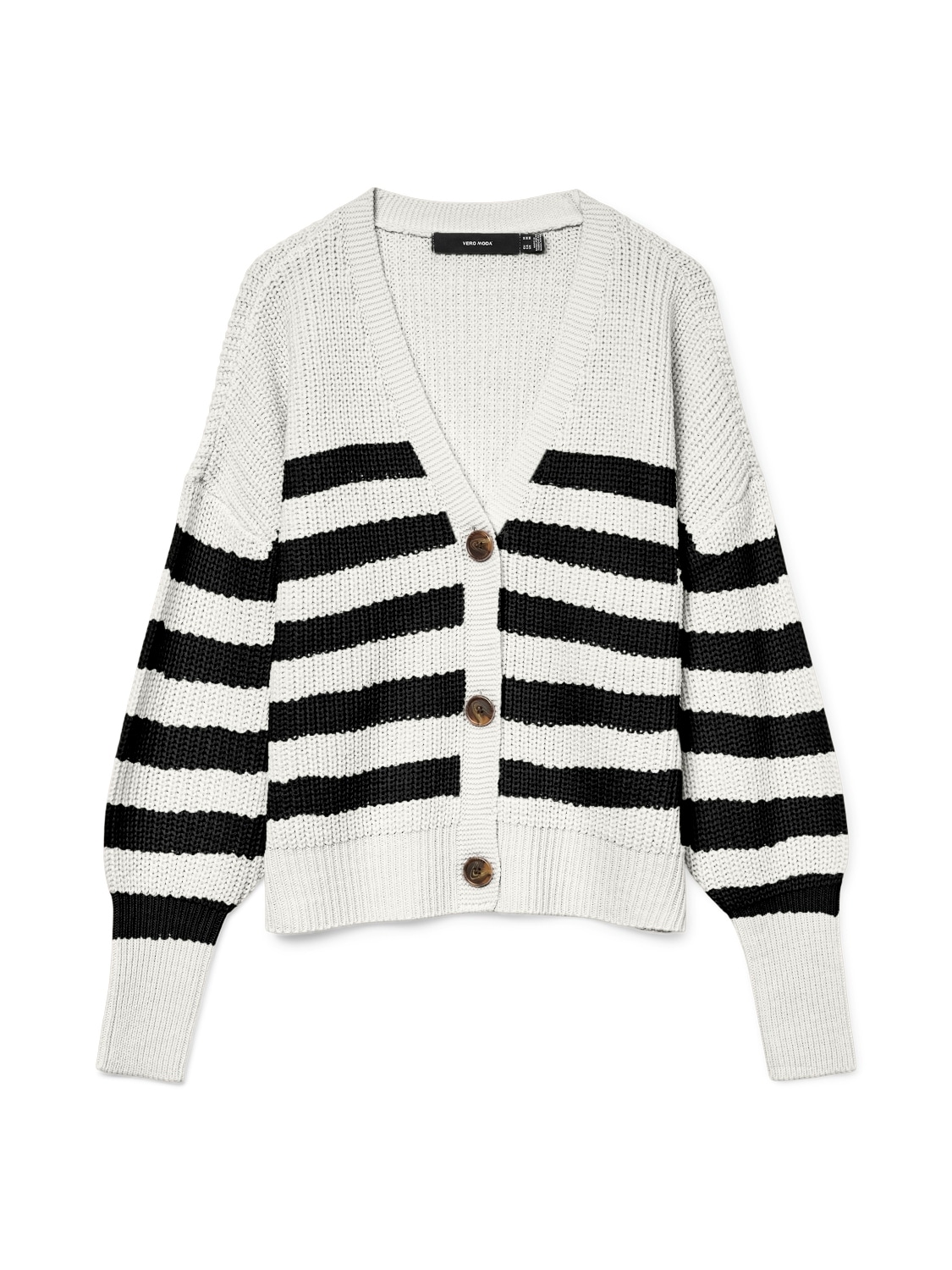 Vero Moda Strickjacke »VMLEA LS V-NECK CUFF CARDIGAN NOOS«, mit Knopfleiste