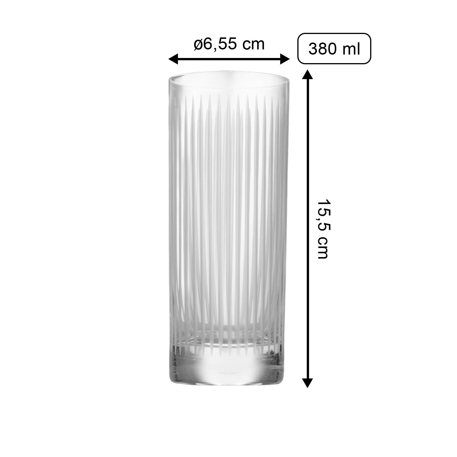 Stölzle Glas »Saftgläser New York Bar Soho 380 ml 6er Set transparent« günstig online kaufen