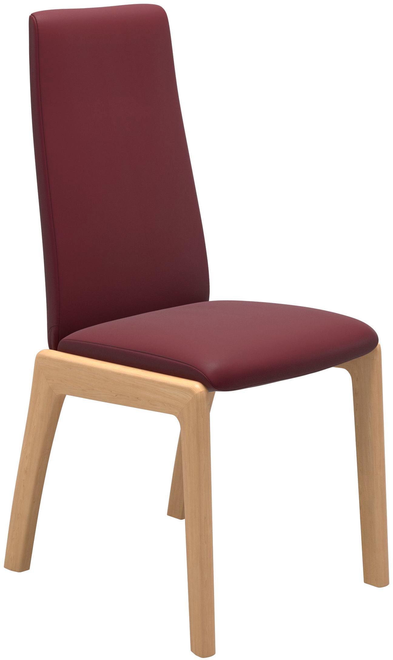 Stressless® Polsterstuhl »Laurel«, Leder BATICK, High Back, Größe M, mit abgerundeten Beinen in Eiche natur