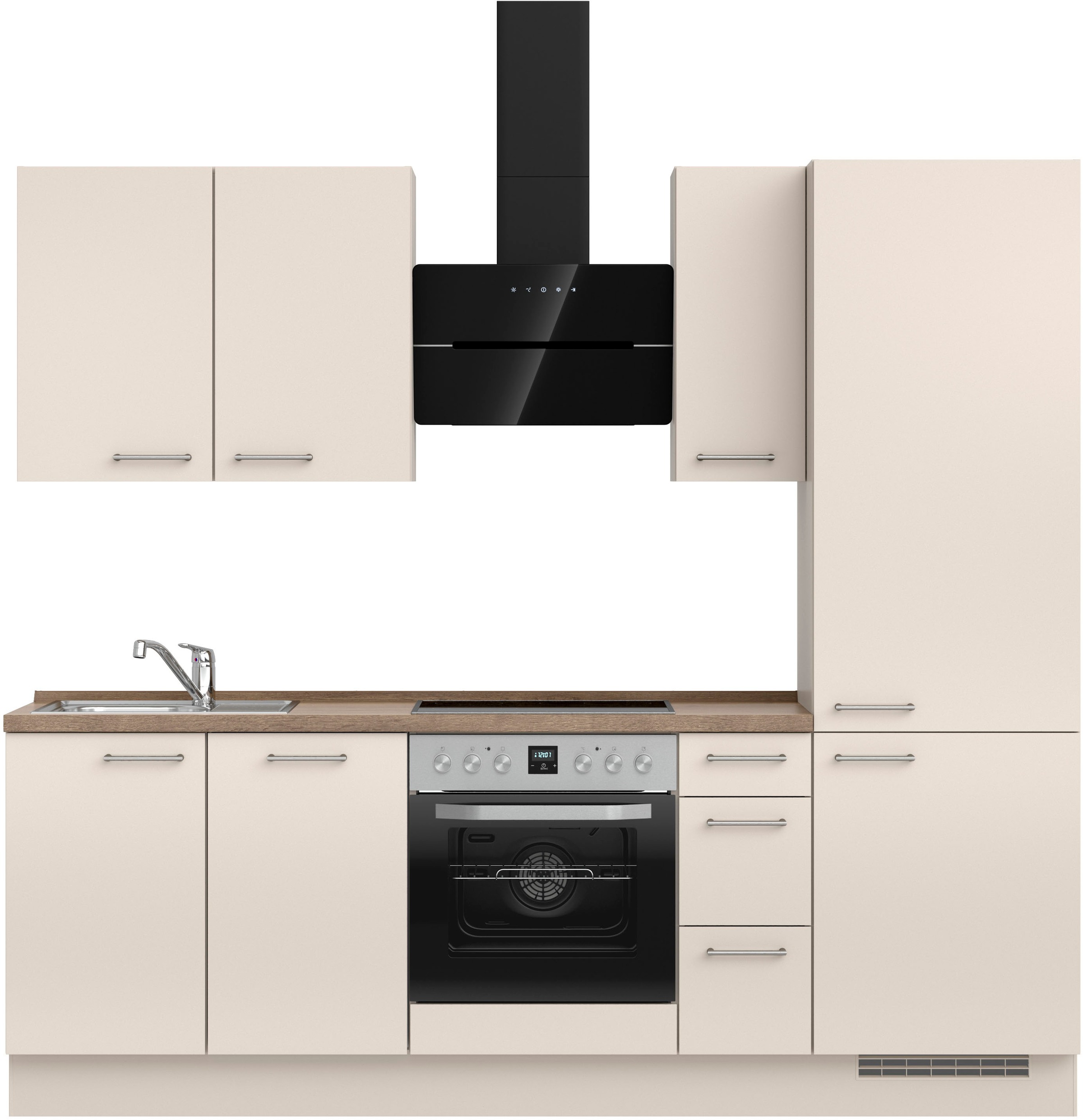 nobilia® Küchenzeile »"Laser II", Ausrichtung wählbar, Breite 240 cm« vormo günstig online kaufen