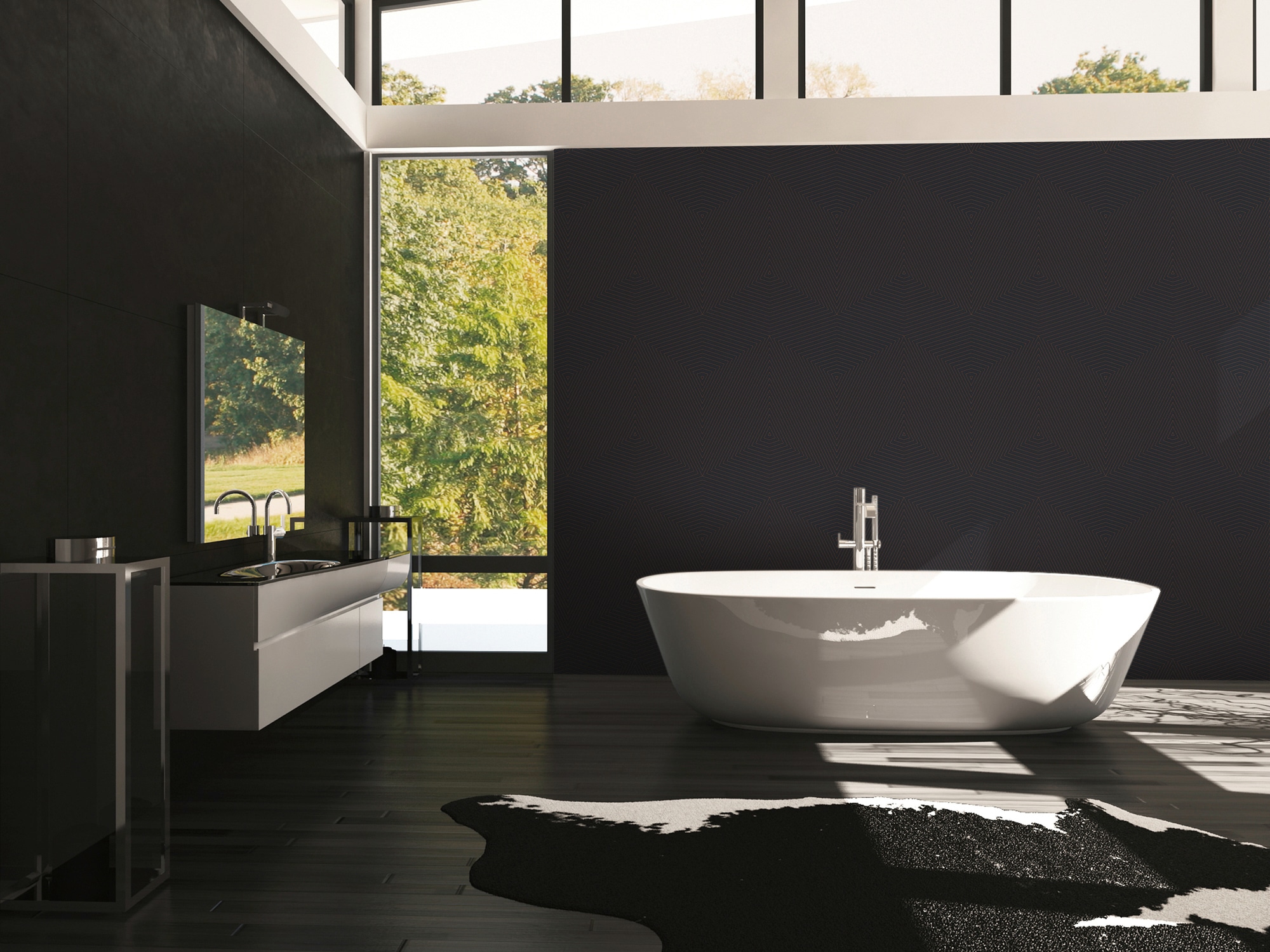 Daniel Hechter Vliestapete 3D-Optik | geometrisch | grafisch leicht strukturiert Designertapete Tapete Geometrisch Tapeten Wohnzimmer Schlafzimmer Flur