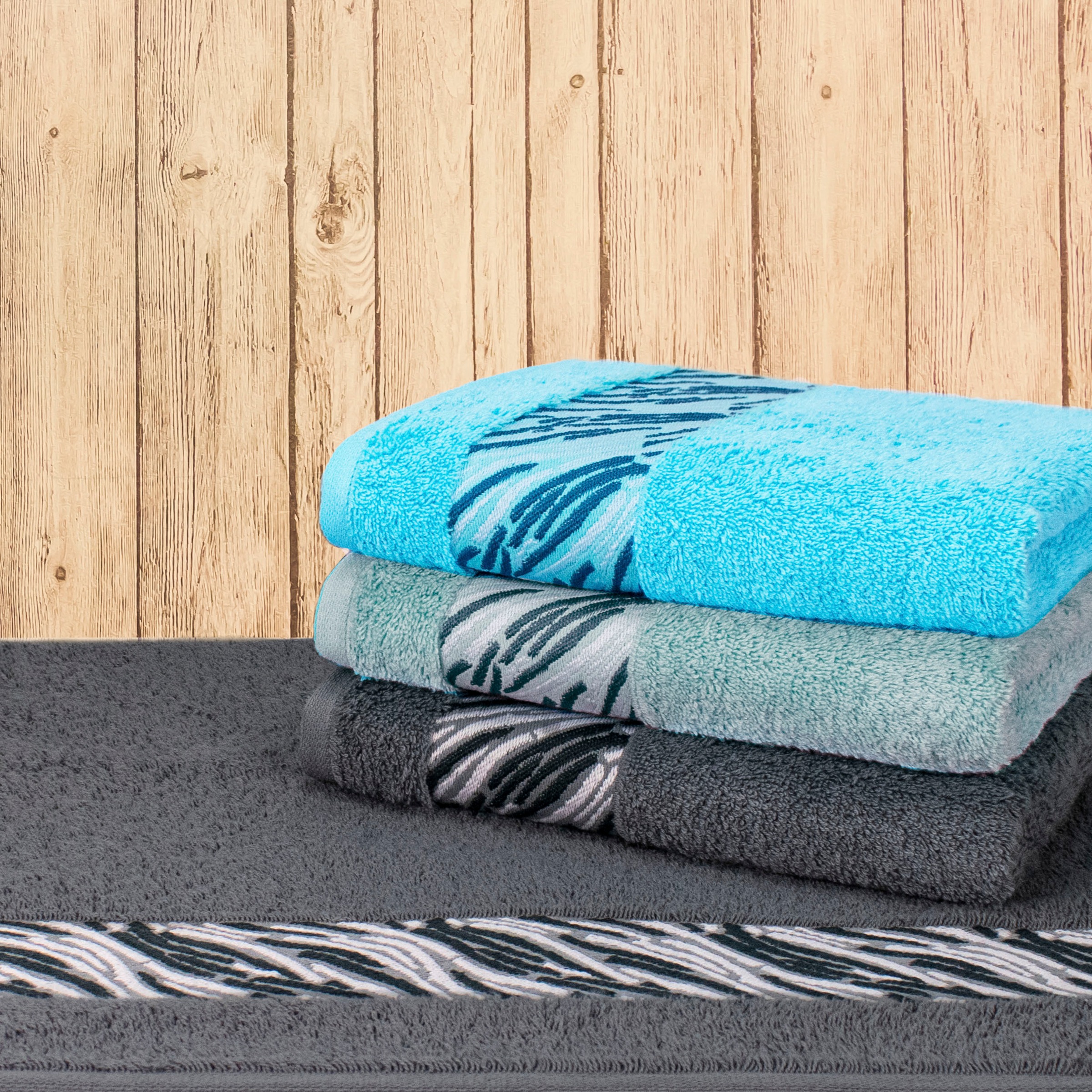 Möve for frottana Badetuch »Shadow«, (1 St.), mit Borkenbordüre günstig online kaufen