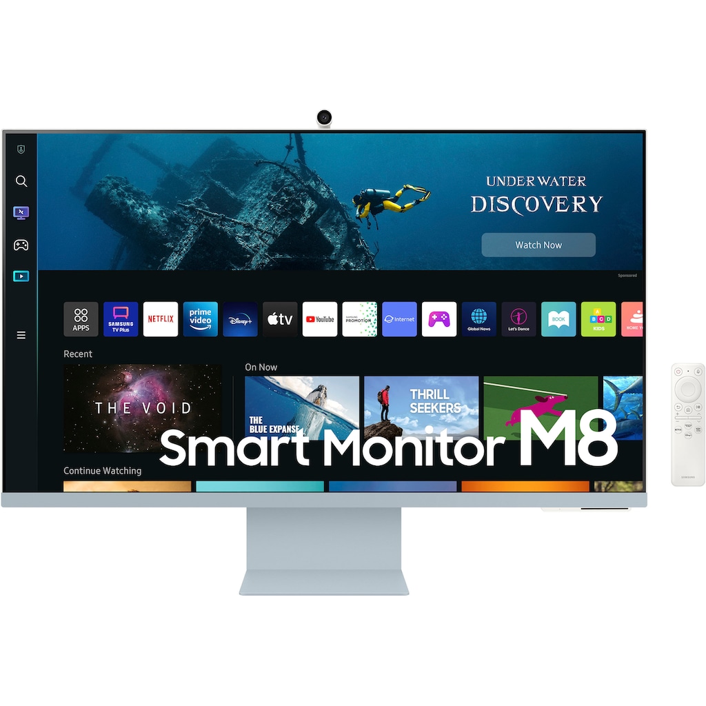 Samsung Smart Monitor »S32BM80BUU«, 80 cm/32 Zoll, 3840 x 2160 px, 4K Ultra HD, 4 ms Reaktionszeit, 60 Hz
