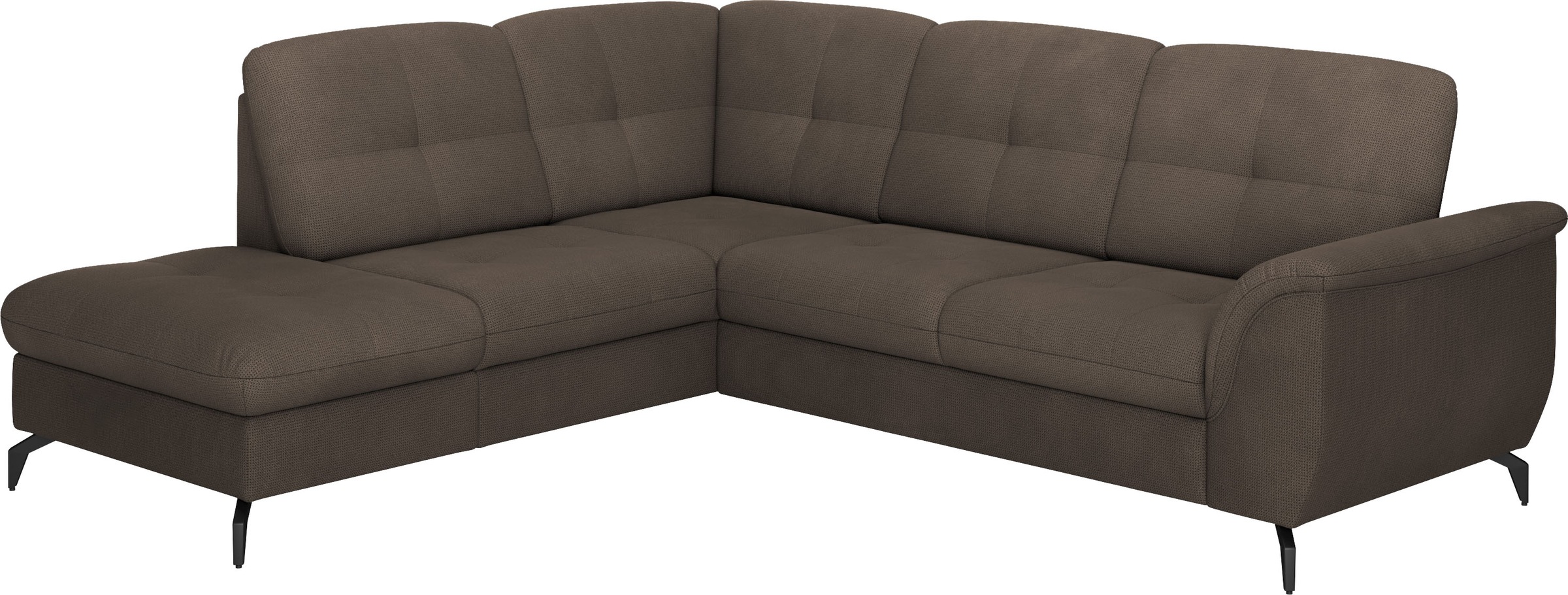 sit&more Ecksofa »Zora L-Form«, wahlweise mit Bettfunktion und Bettkasten