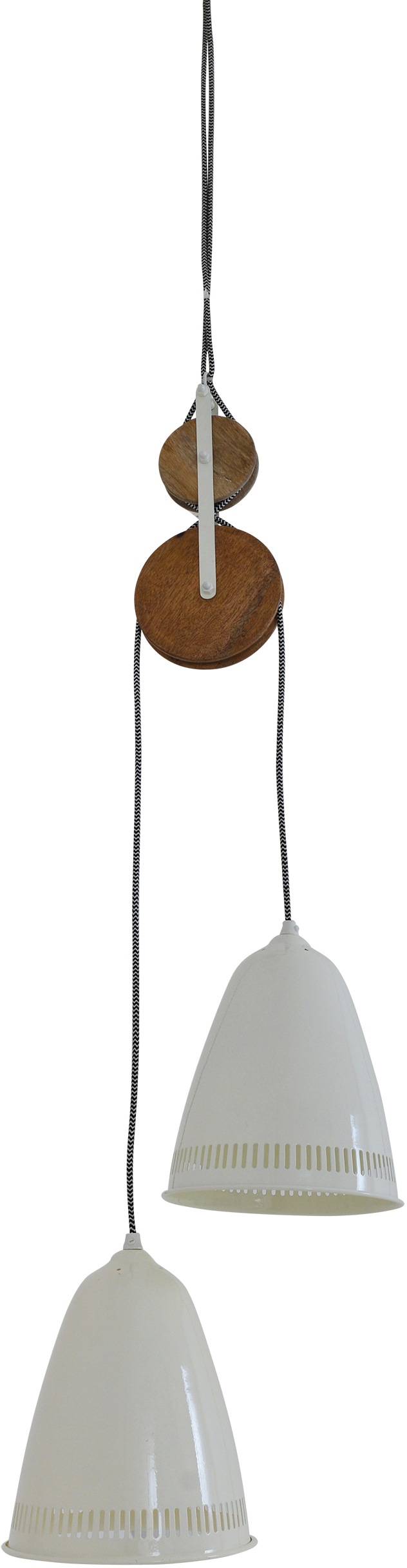 näve Pendelleuchte »Jaipur« E27 Holzelement aus Mangobaum elfenbeinfarbene günstig online kaufen