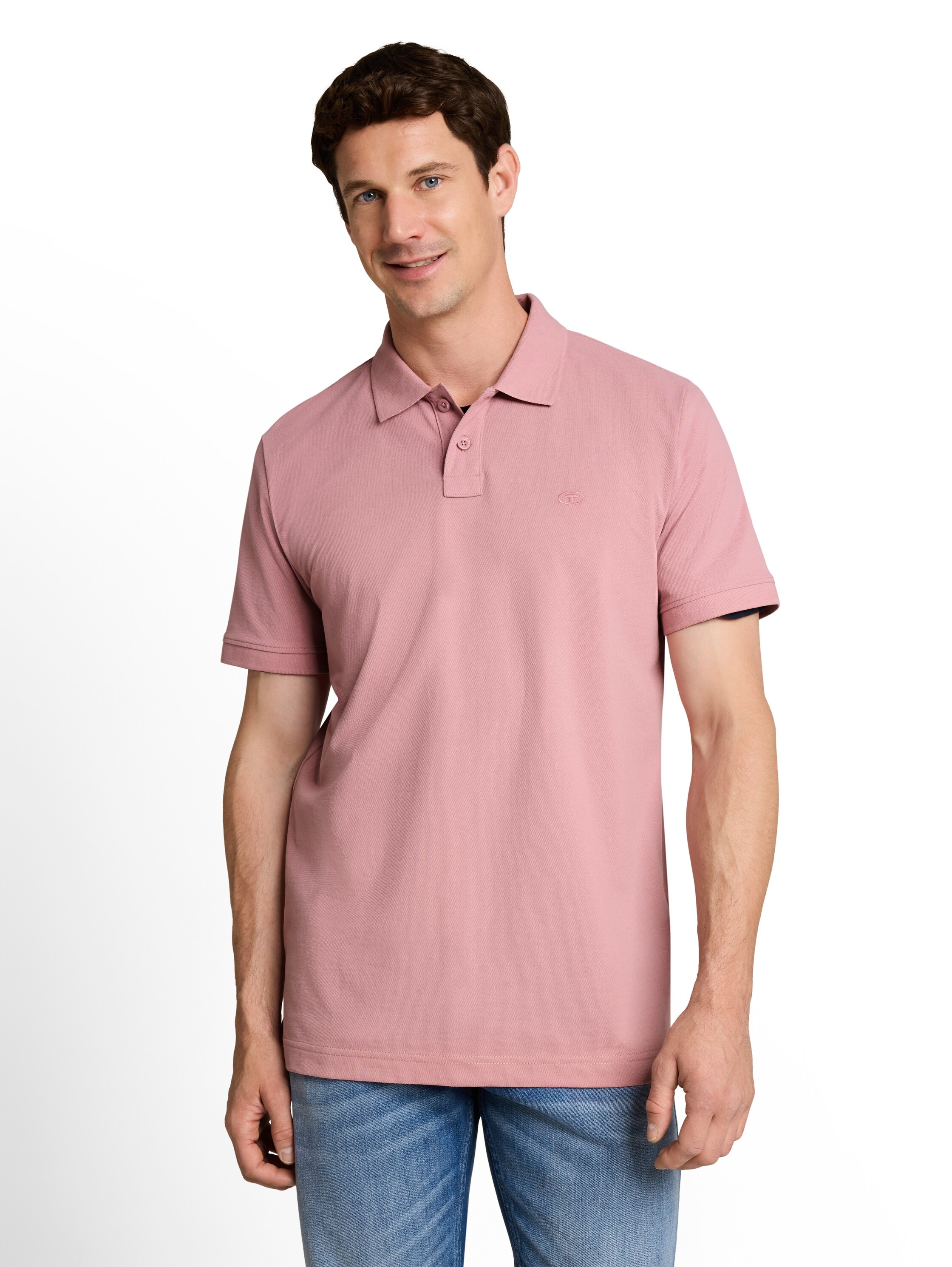 TOM TAILOR Poloshirt »Regular« Poloshirt mit Logostickerei