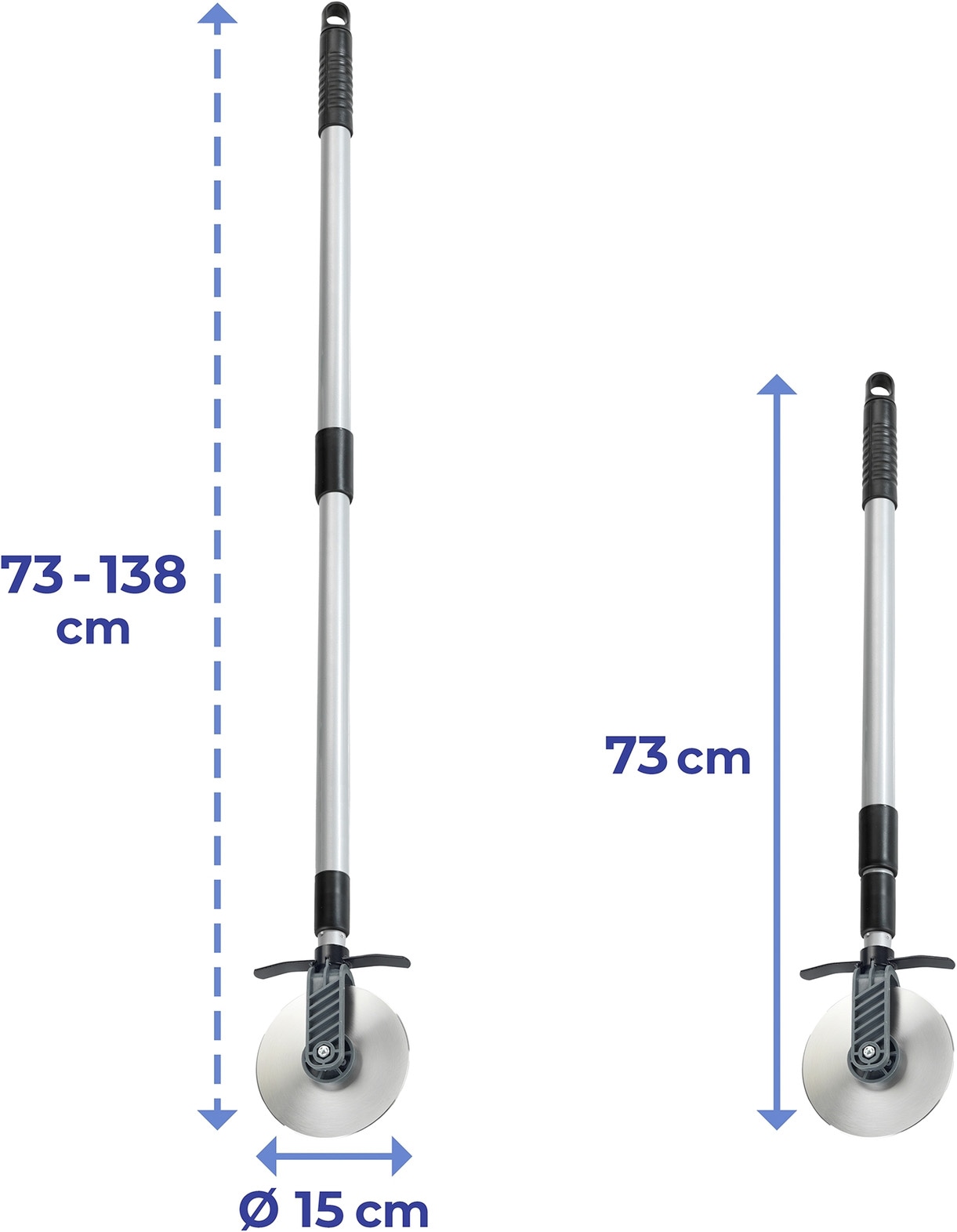 Maximex Kantenschneider »Modell Cut« Rasenkanten-Roller mit Teleskopstiel, ausziehbar von 56 bis 122 cm