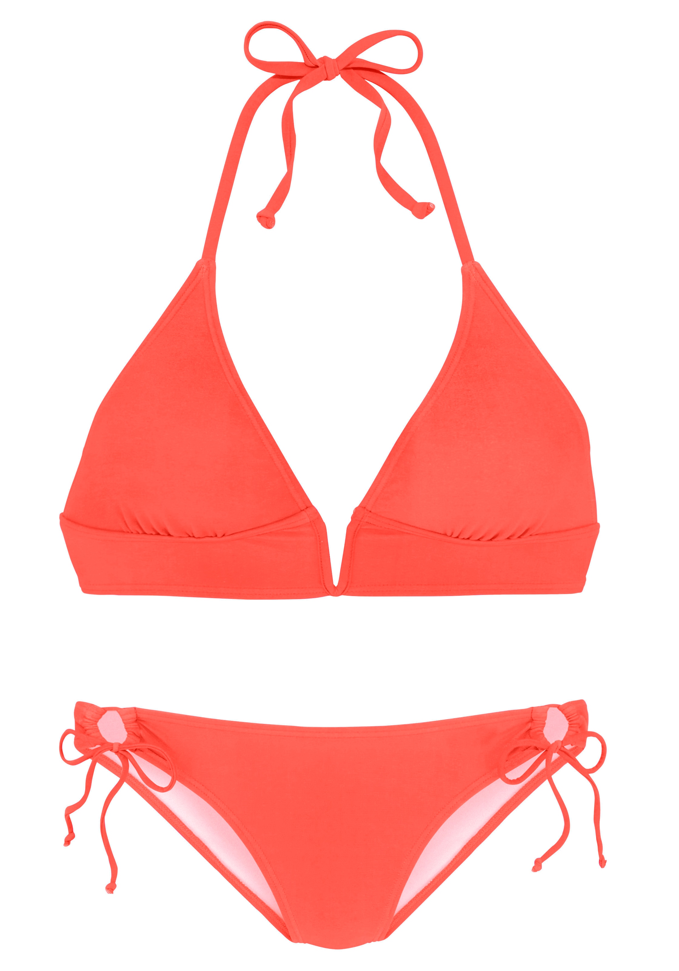 bestellen V-Ausschnitt Vivance mit im Online-Shop Triangel-Bikini, trendigem