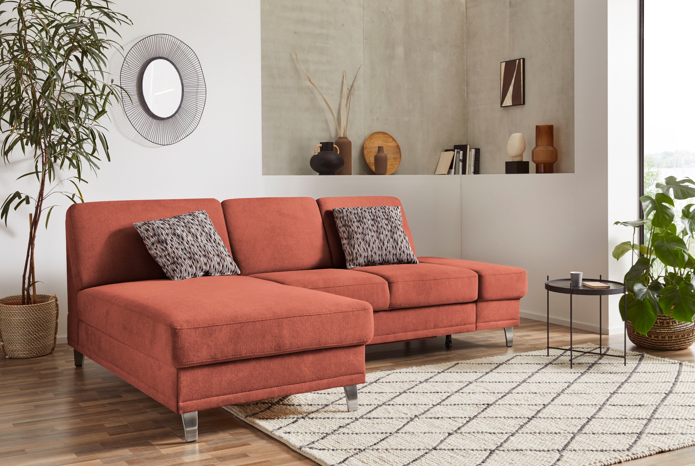 sit&more Ecksofa »Clio L-Form« wahlweise mit Bettfunktion oder Vorziehsitz günstig online kaufen