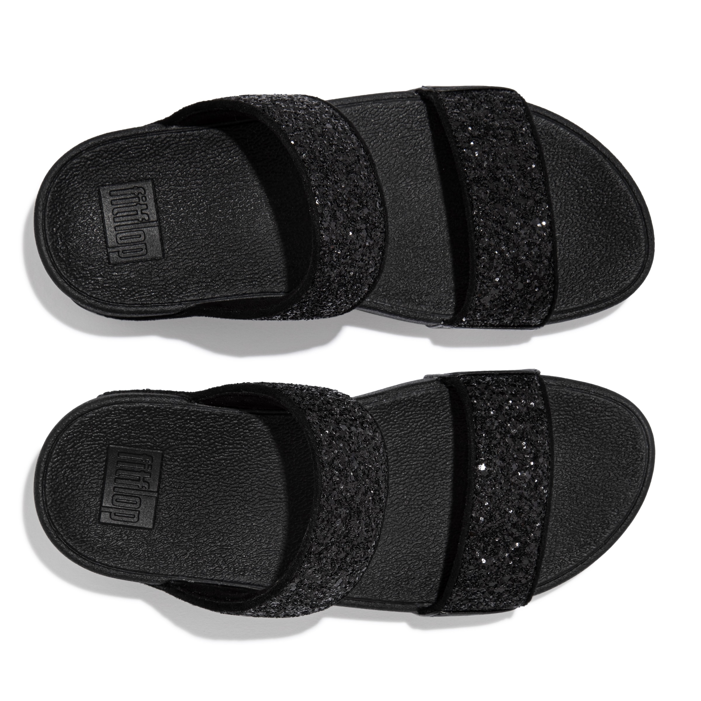 Fitflop Keilpantolette »LULU GLITTER SLIDES«  , Pool Slides, Strandschuh mit Glitter