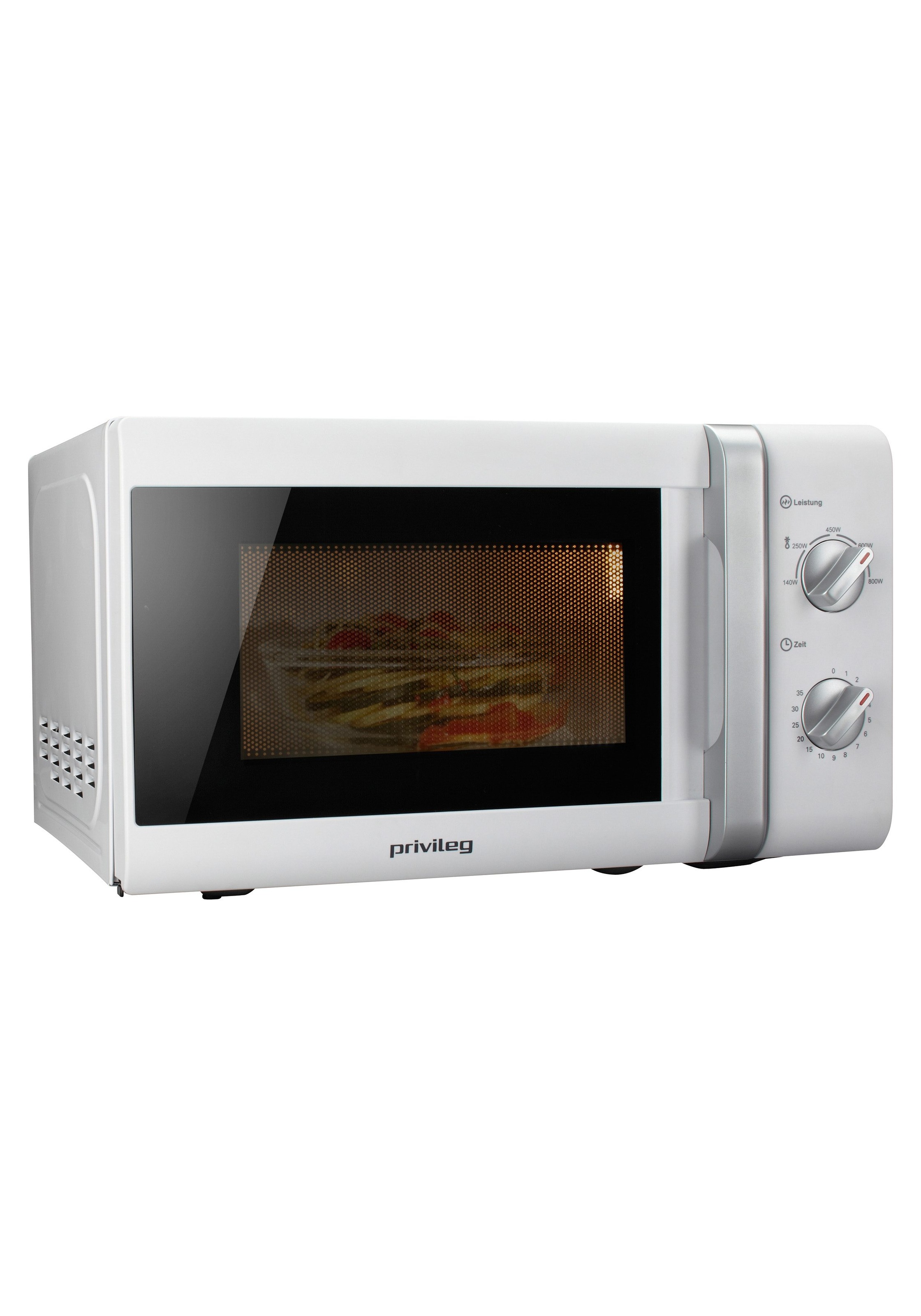 Privileg Mikrowelle »148438«, Mikrowelle, 800 W, mit 5 Leistungsstufen, sil günstig online kaufen