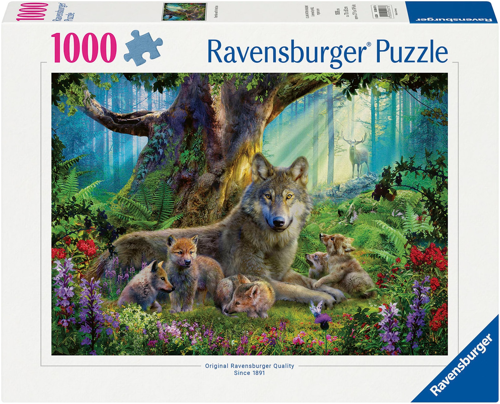 Ravensburger Puzzle »Wölfe im Wald«, Made in Germany