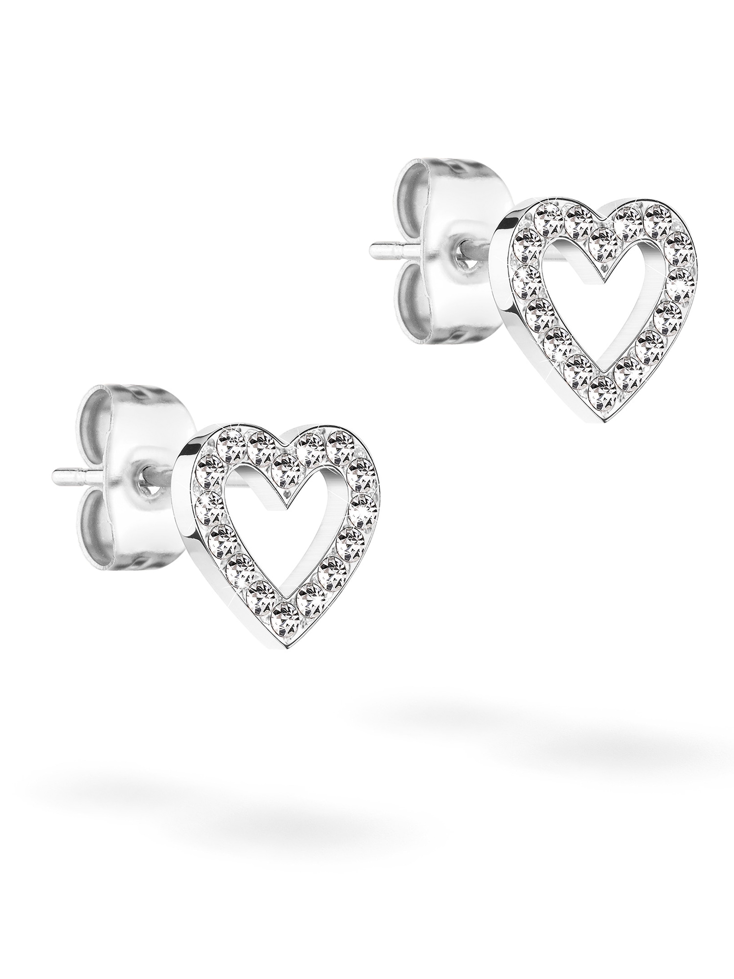 Tamaris Paar Ohrstecker »Sparkling Hearts, Herzen« mit Zirkonia (synth.)