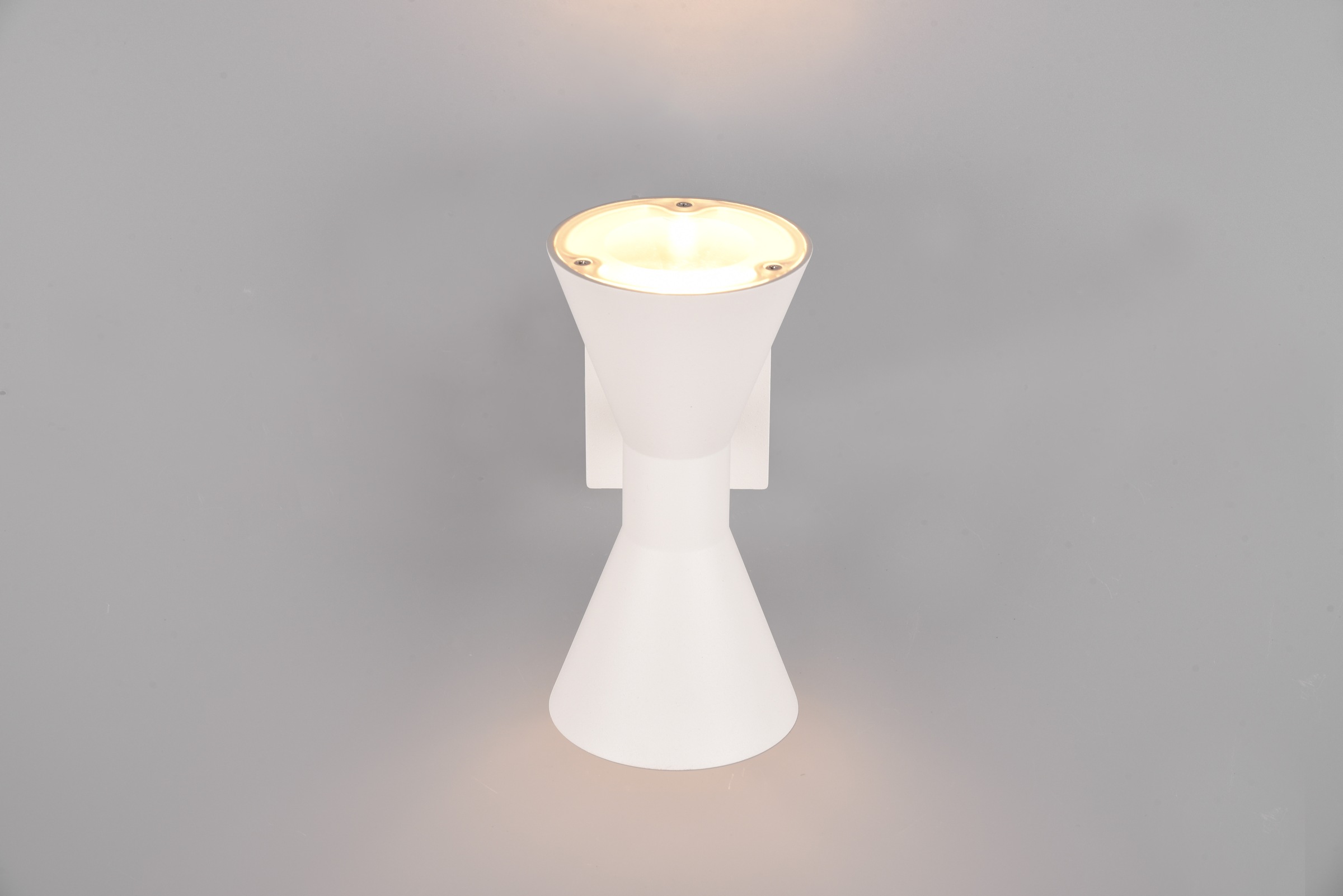 TRIO Leuchten Außen-Wandleuchte »ARDAS, up-and-down Licht Fassadenleuchte, exkl 2x GU10 max 10W, IP44«, 2 flammig, Leuchtmittel GU10 | Leuchtmittel wechselbar, Outdoor Wandlampe in Sanduhr-Form, für Garten Terrasse Haustür Lampe