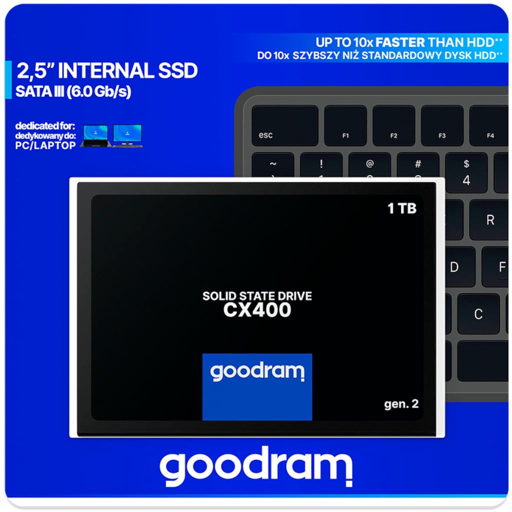 Goodram interne SSD »CX400«, 2,5 Zoll