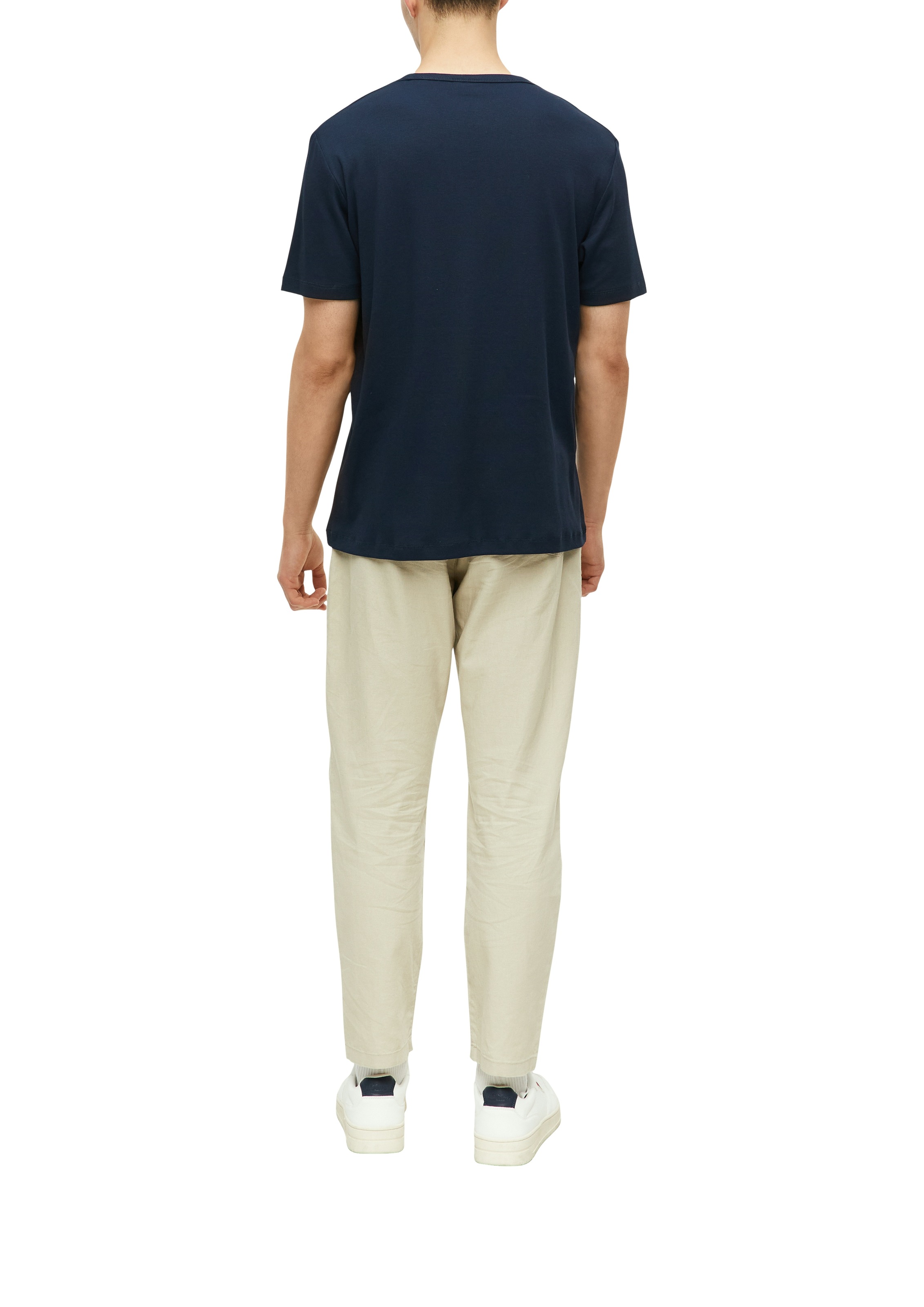 s.Oliver Kurzarmshirt Sommershirt mit Stretch  / unifarben