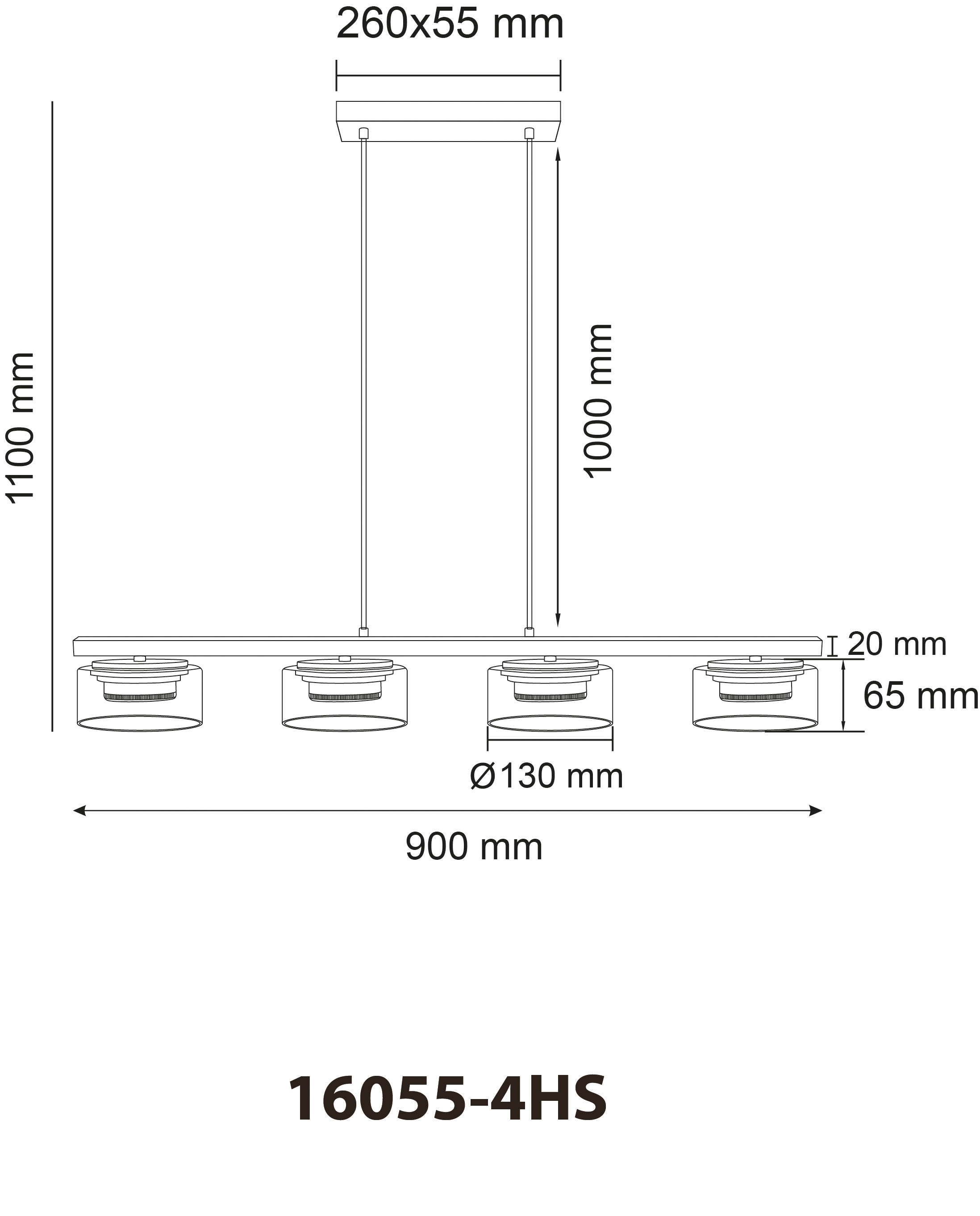 GLOBO LIGHTING Hängeleuchte »HIGGINS« GX53 1 Stk. Extra-Warmweiß Hängelampe Esszimmer-Leuchte Esstischleuchte Wohnzimmer