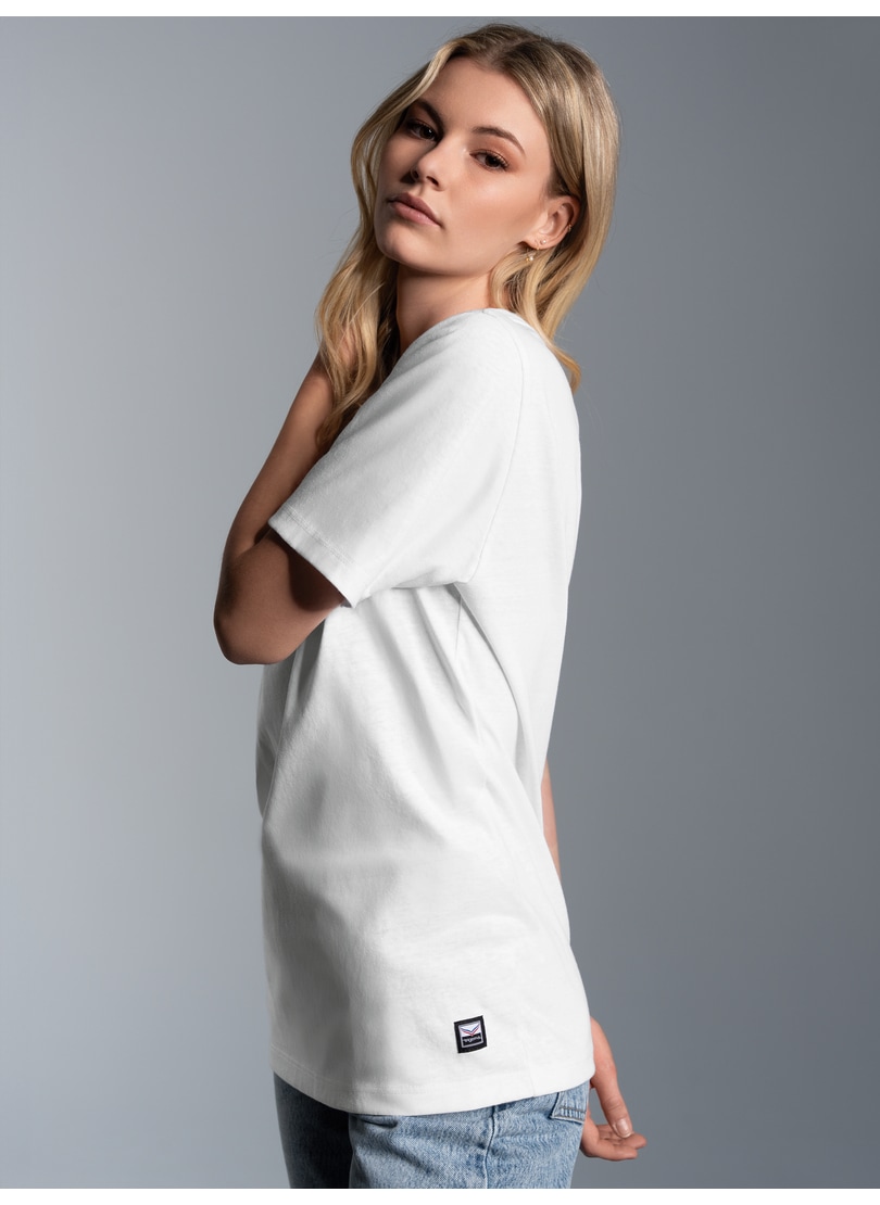 Trigema T-Shirt »TRIGEMA Heavy T-Shirt aus 100% recycelter Baumwolle«, (1 tlg.)