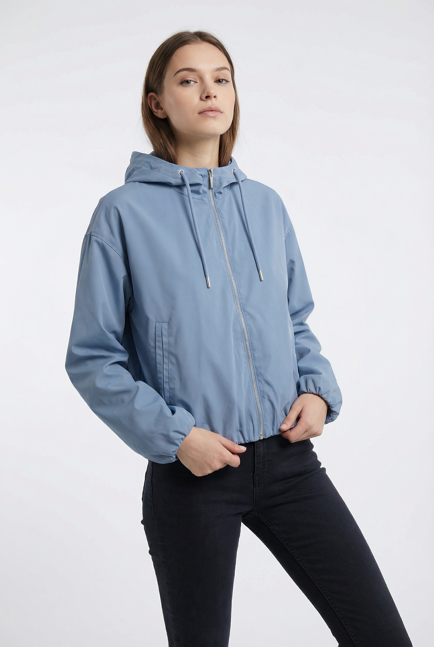 ONLY Outdoorjacke »ONLCAMILLE SHORT JACKET CC OTW« mit Kapuze mit elastischem Bündchen