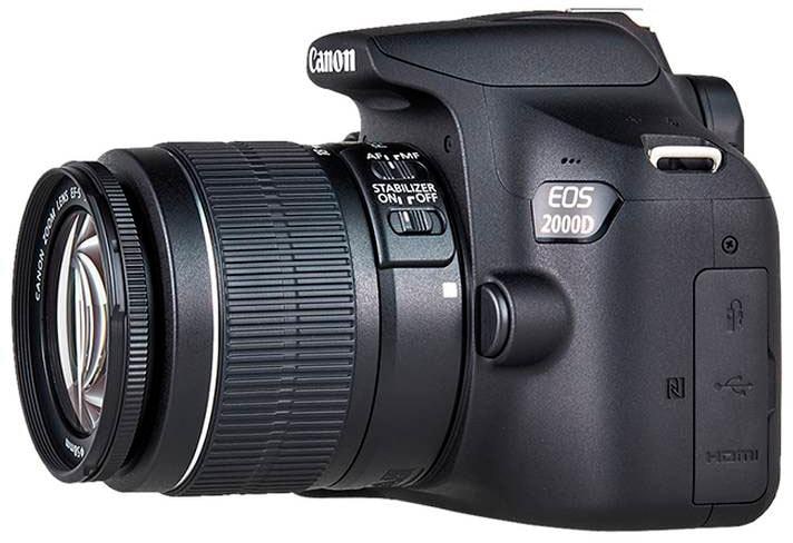 Canon Spiegelreflexkamera »EOS 2000D Kit«, EF-S 18-55 IS II, 24,1 MP, NFC-WLAN (Wi-Fi), inkl. EF-S 18-55 IS II Objektiv