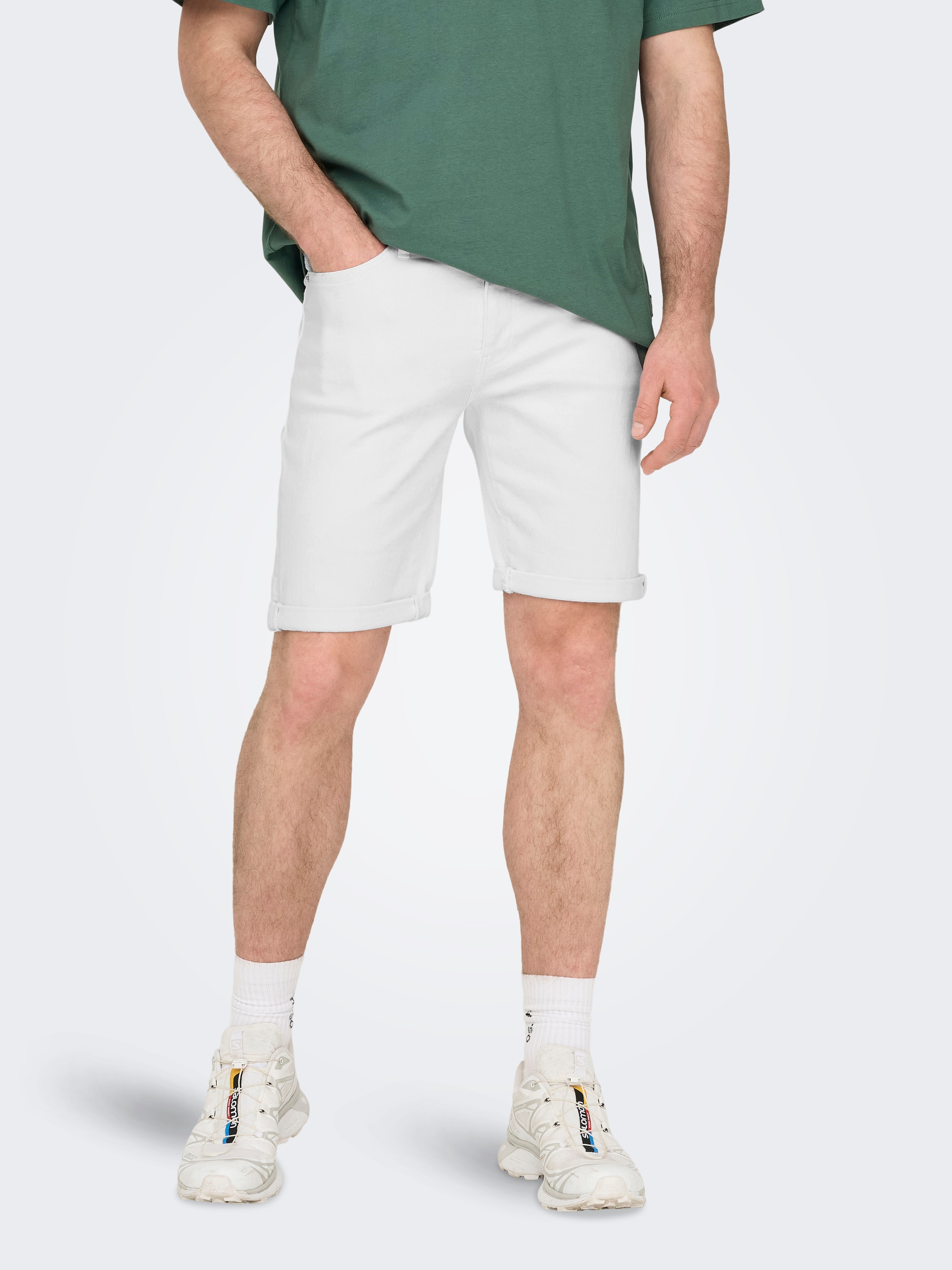 ONLY & SONS Jeansshorts »ONSPLY LIGHT BLUE 5189 SHORTS DNM NOOS«
