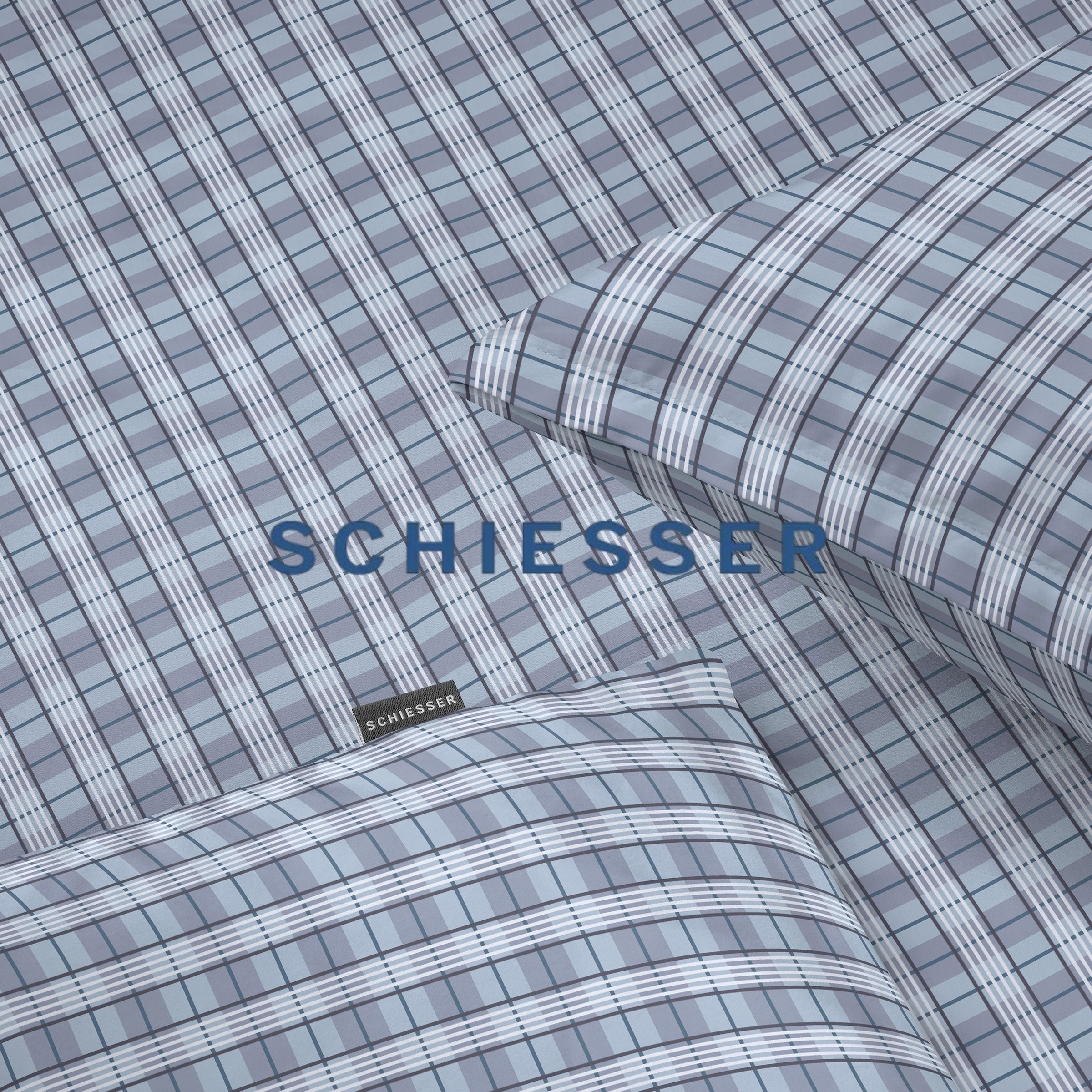 Schiesser Bettwäsche »Kate aus weicher Baumwolle mit zeitlosen Karos« 2 MADE IN GREEN by OEKO-TEX®