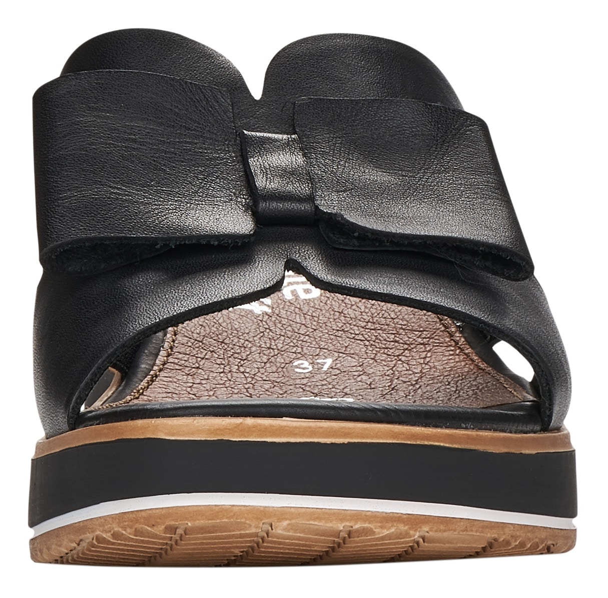 Remonte Pantolette, Keilabsatz, Sommerschuh mit schöner Zierschleife